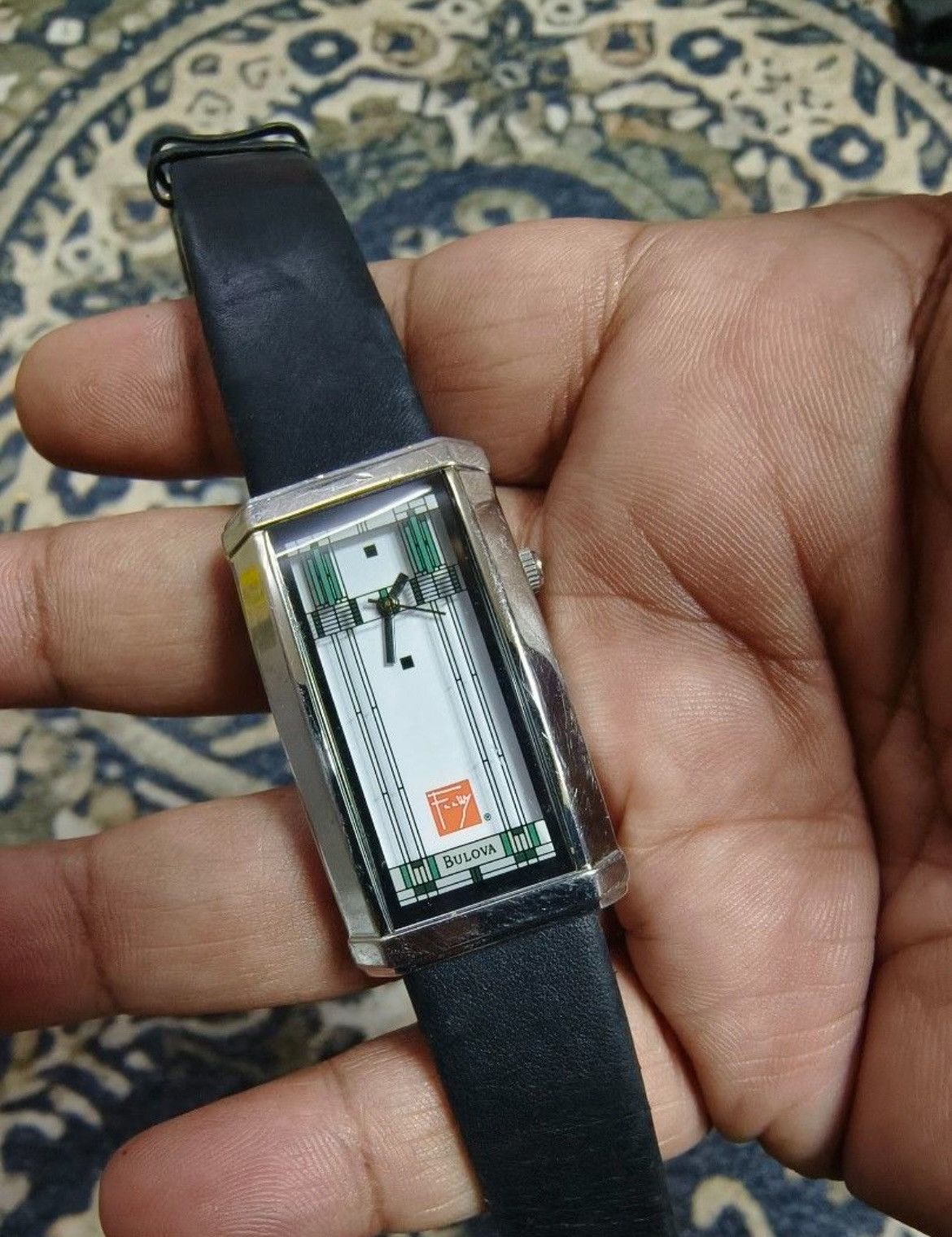 Bulova Frank Lloyd Wright Bulova Wristwatch Ward W. Willits House Size ONE SIZE - 2 Thumbnail