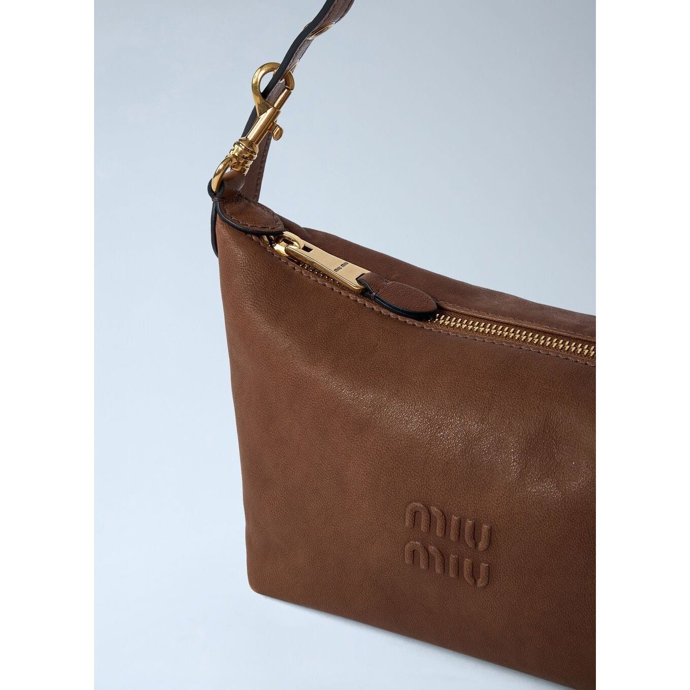 Miu Miu MIU MIU Oak Leather Pouch New & Authentic Size ONE SIZE - 3 Thumbnail