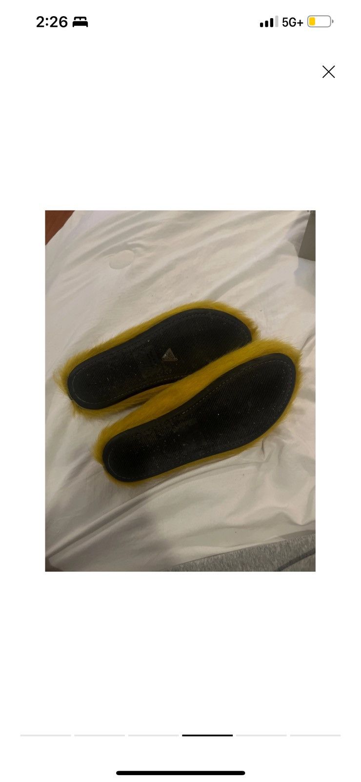 Marni Marni Fussbett Long Hair Clogs in Yellow Size US 7.5 / IT 37.5 - 4 Thumbnail