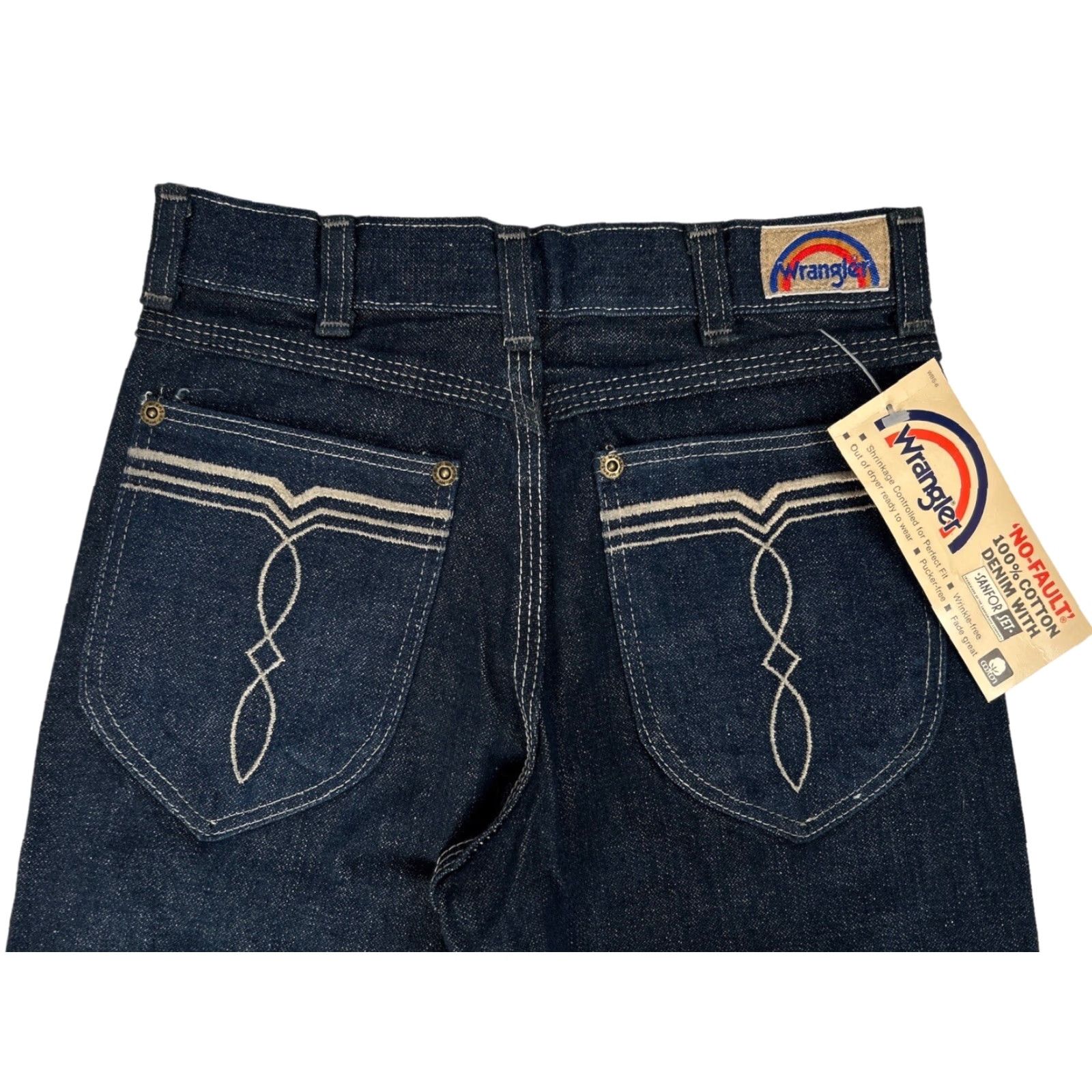 Wrangler VINTAGE Wrangler Laredo Straight Jeans Woman? Wait: Men's size 26x30 deadstock NWT USA made. Size US 26 / EU 42 - 5 Thumbnail