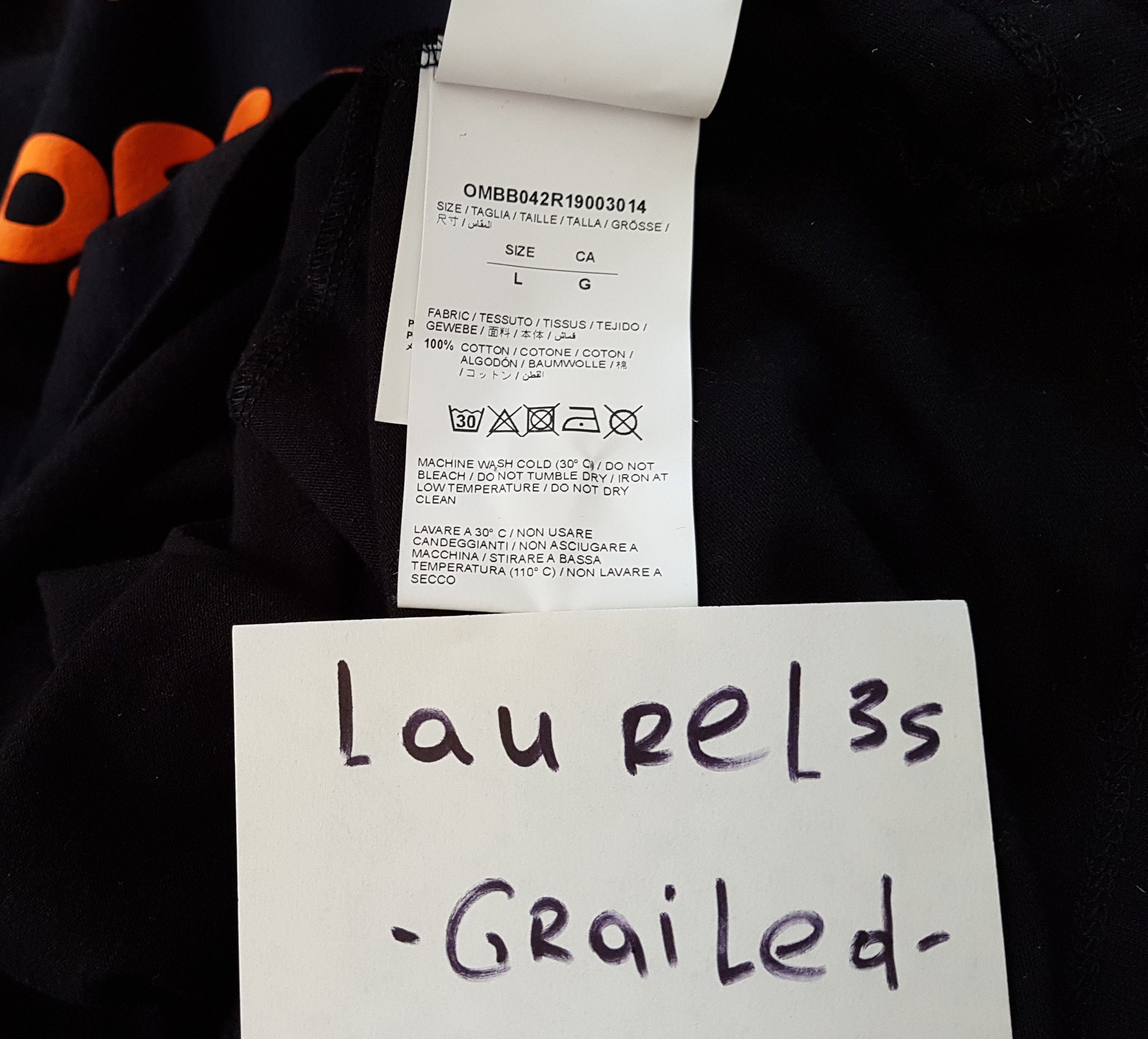 Off-White Off-White Bubble Font T Shirt Hoodie Impressionism Double Size US L / EU 52-54 / 3 - 14 Thumbnail