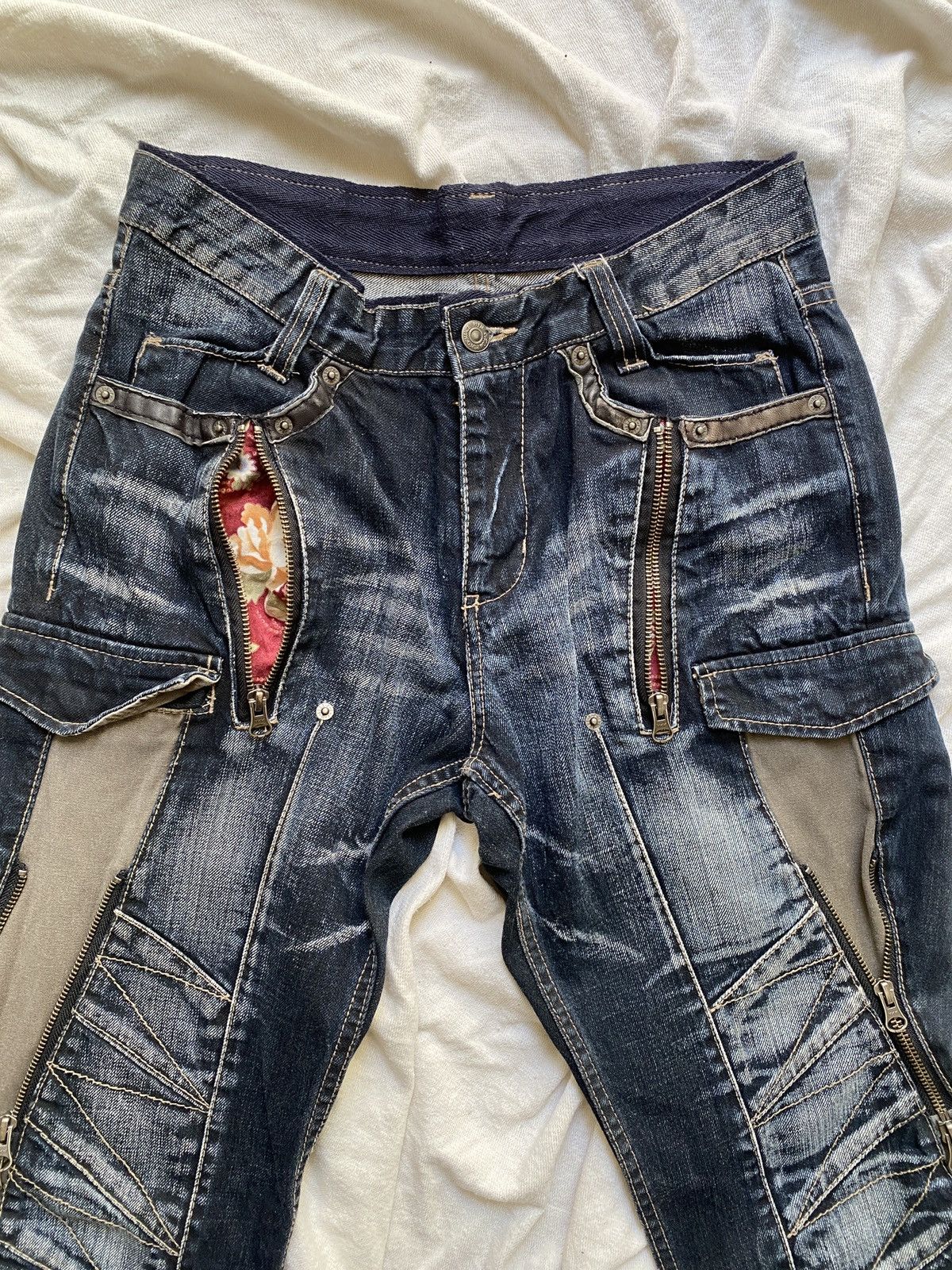 PPFM Archive PPFM zipped modulable jeans Size US 30 / EU 46 - 5 Thumbnail