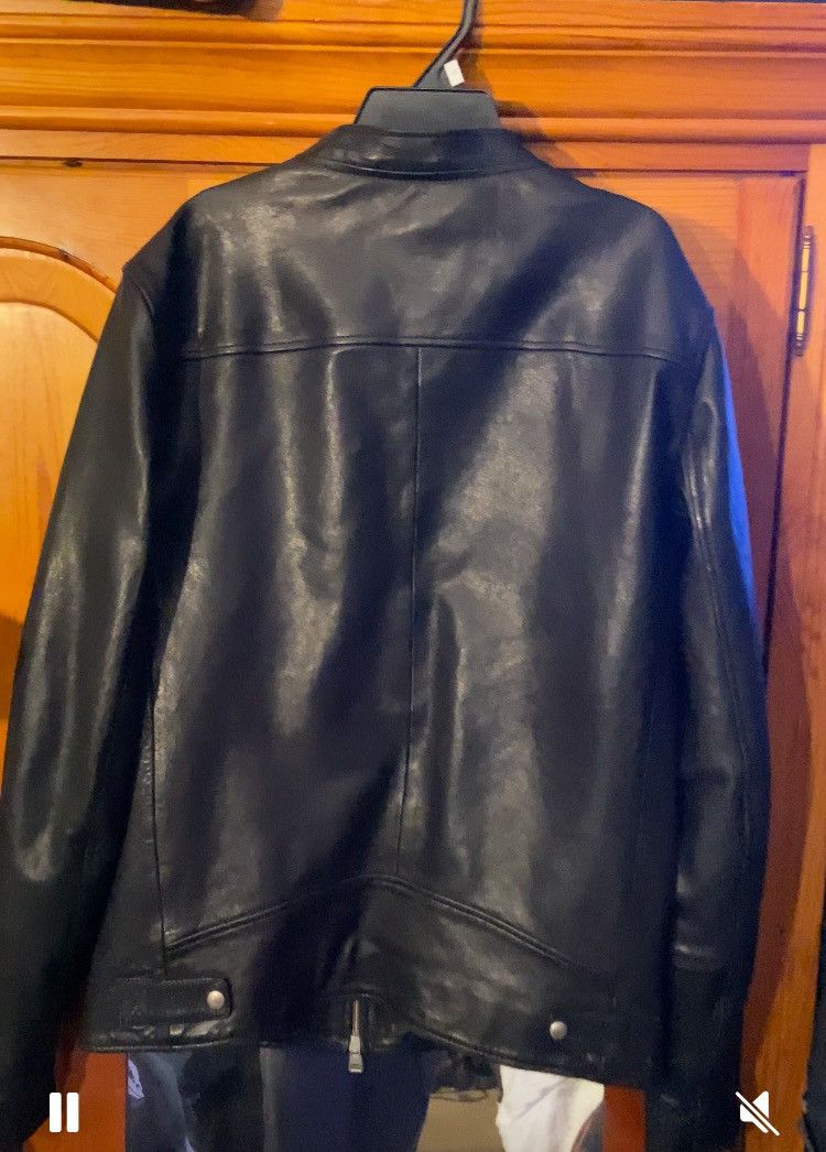 Allsaints AllSaints leather bomber Size US M / EU 48-50 / 2 - 24 Thumbnail