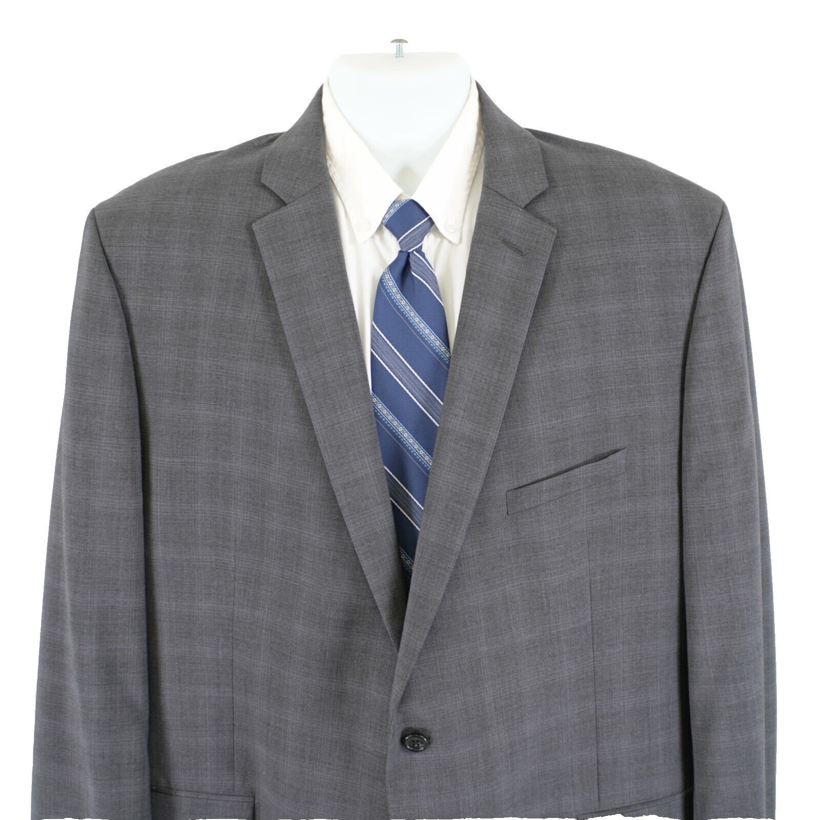 Joseph Abboud Joseph Abboud Wool Gray 2 Button Blazer 48L Tagged 50L Size 48L - 1 Thumbnail