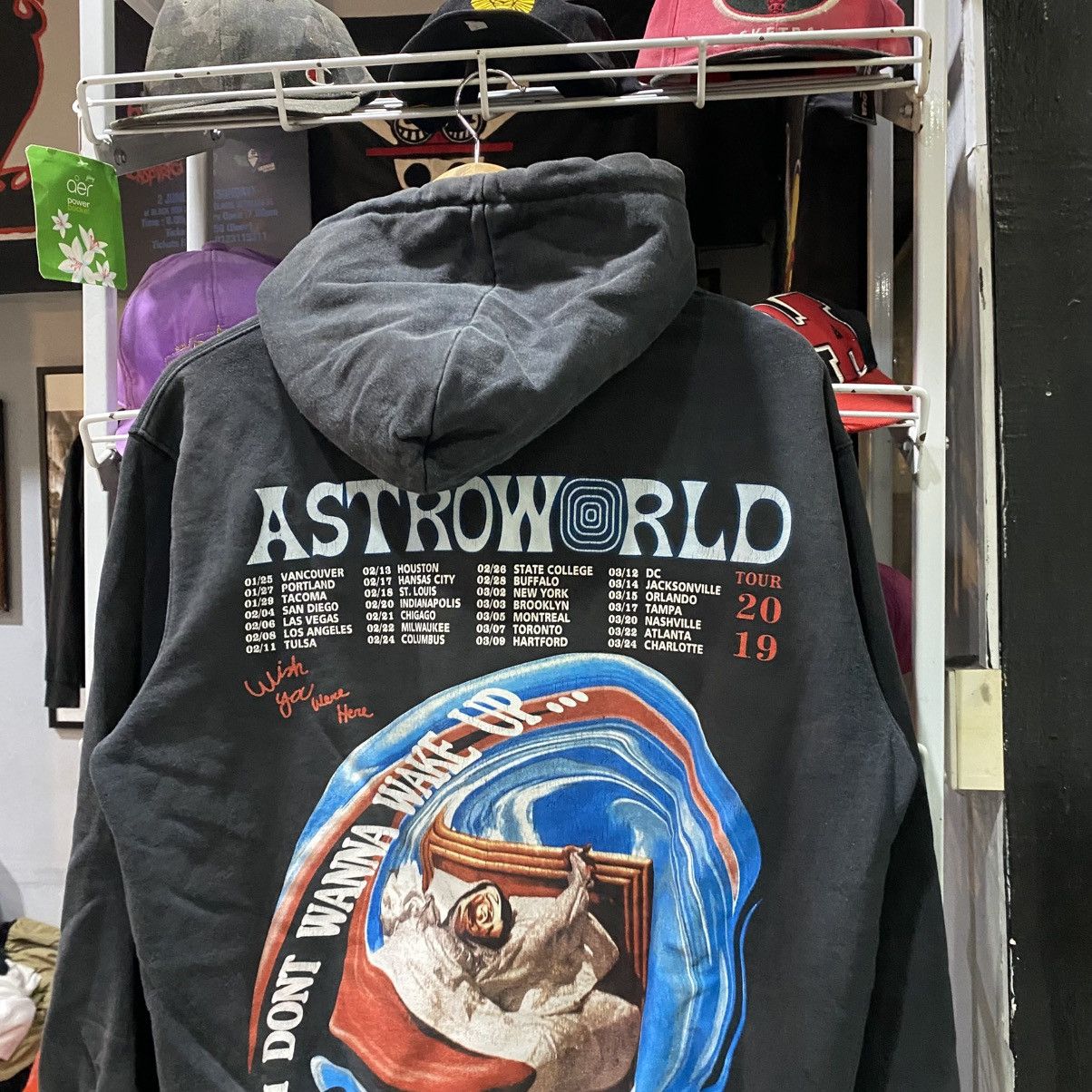 Rap Tees × Travis Scott Travis Scott Astroworld 2019 Tour Merch Hoodie Medium Mens Size US M / EU 48-50 / 2 - 3 Thumbnail