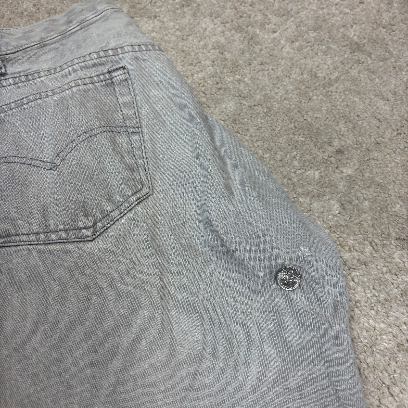 Levi's Vintage 80s Levi's 501 Distressed Straight Leg Jeans 32x31 Size US 32 / EU 48 - 14 Thumbnail
