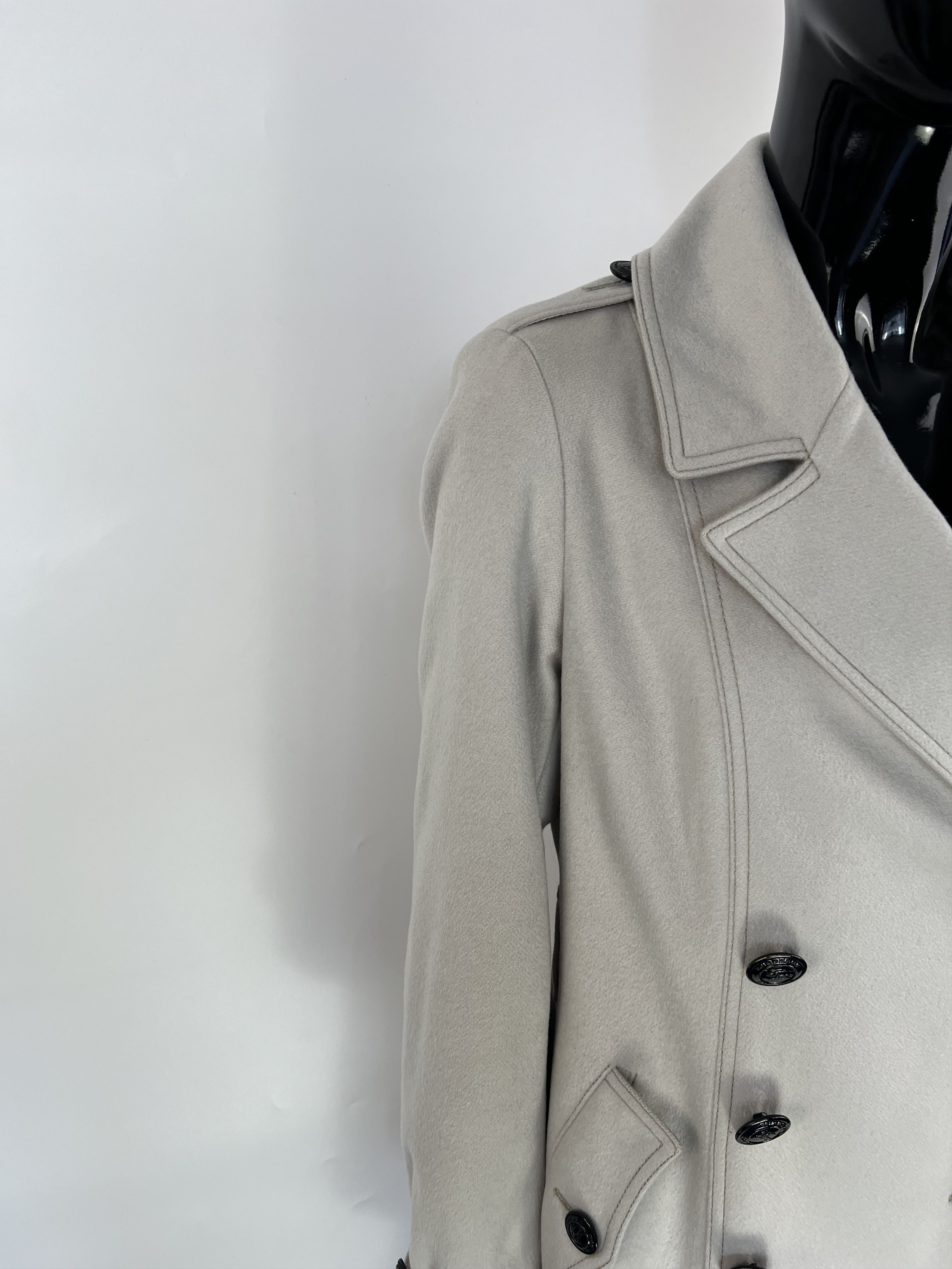 Burberry Burberry 100% Cashmere Double Breasted Coat Size US 8 Size M / US 6-8 / IT 42-44 - 6 Thumbnail