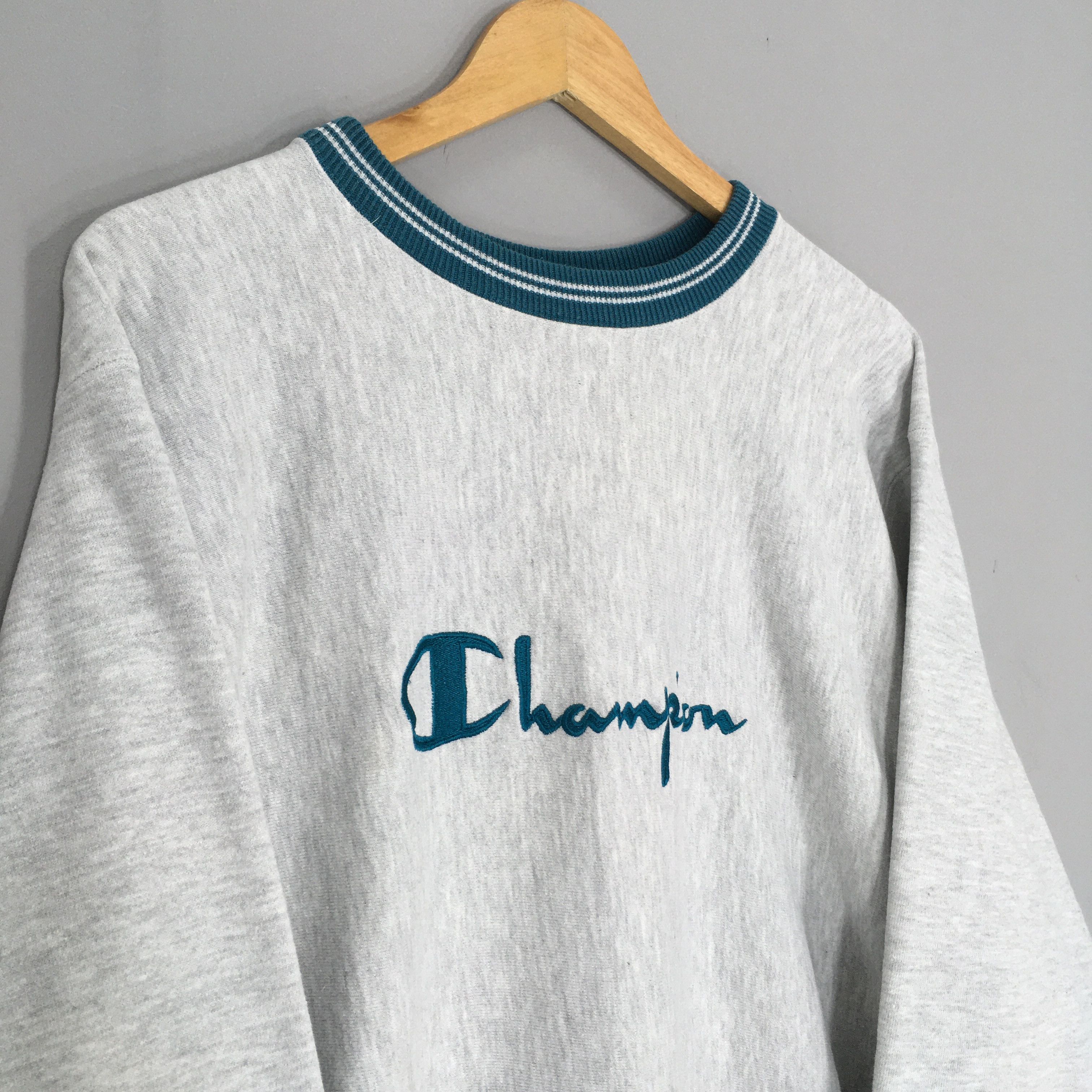Champion × Vintage Vintage 90s Champion Reverse Weave Sweatshirt XLarge Size US XL / EU 56 / 4 - 3 Thumbnail