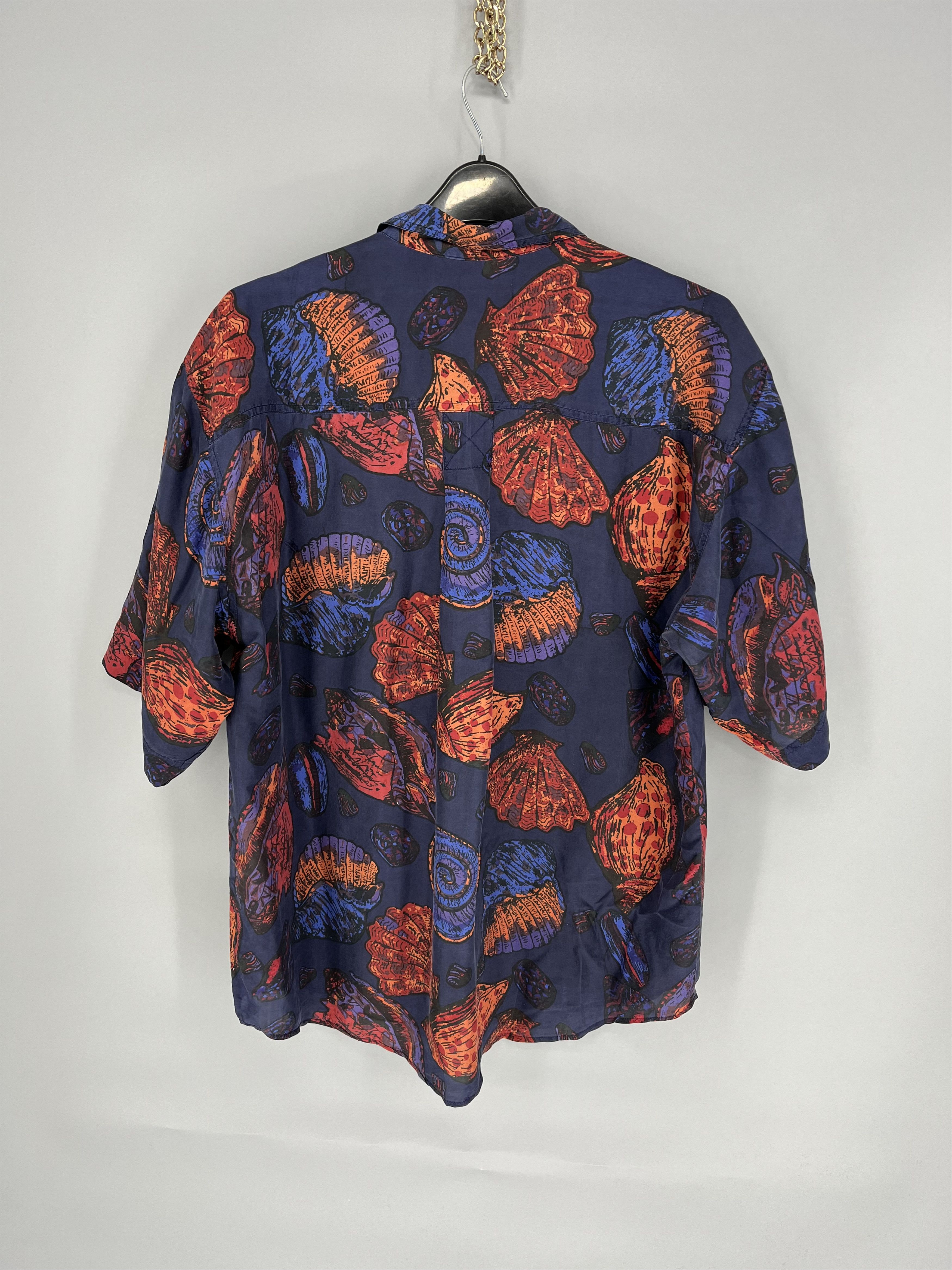 Vintage Vintage Y2K 100% silk Art Streetwear Hawaiian Travis Scott Size US M / EU 48-50 / 2 - 8 Thumbnail