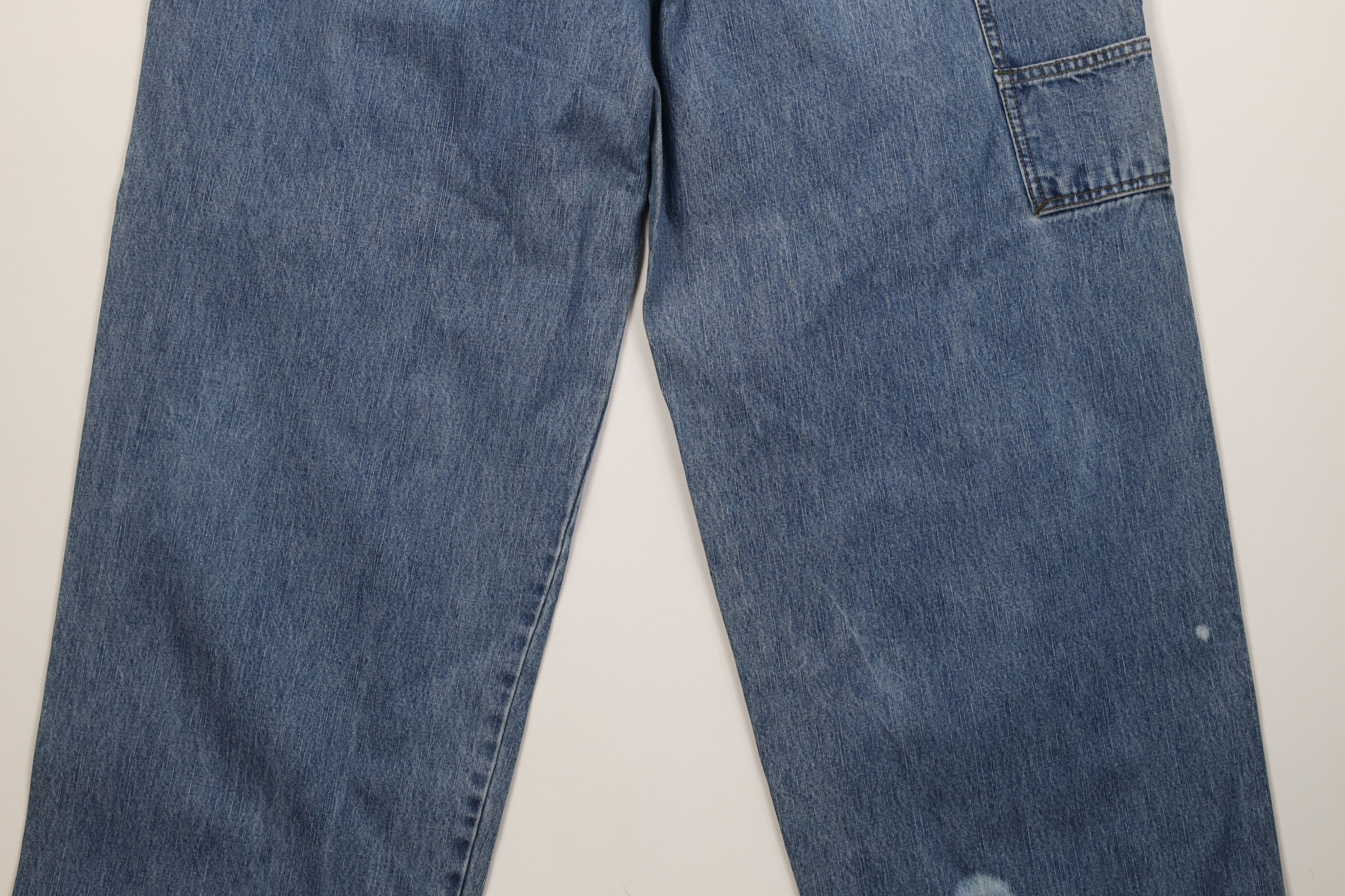 Toy Machine Vintage 90s Y2K Toy Machine Skateboarding Wide Denim Jeans Size US 34 / EU 50 - 14 Thumbnail