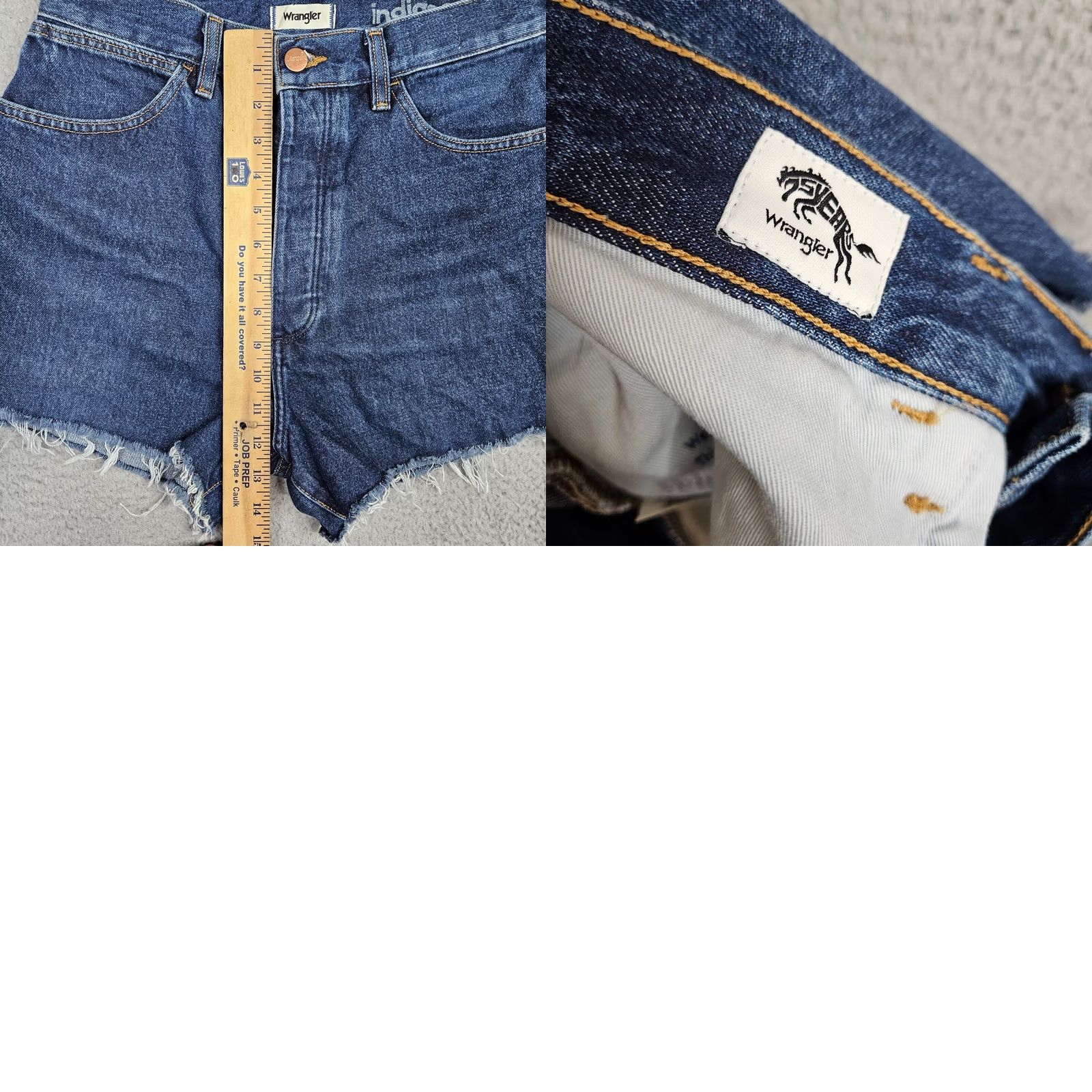 Vintage Wrangier High Rise Festival Short Size W30 Indigood blue Women’s Size 30" / US 8 / IT 44 - 8 Thumbnail