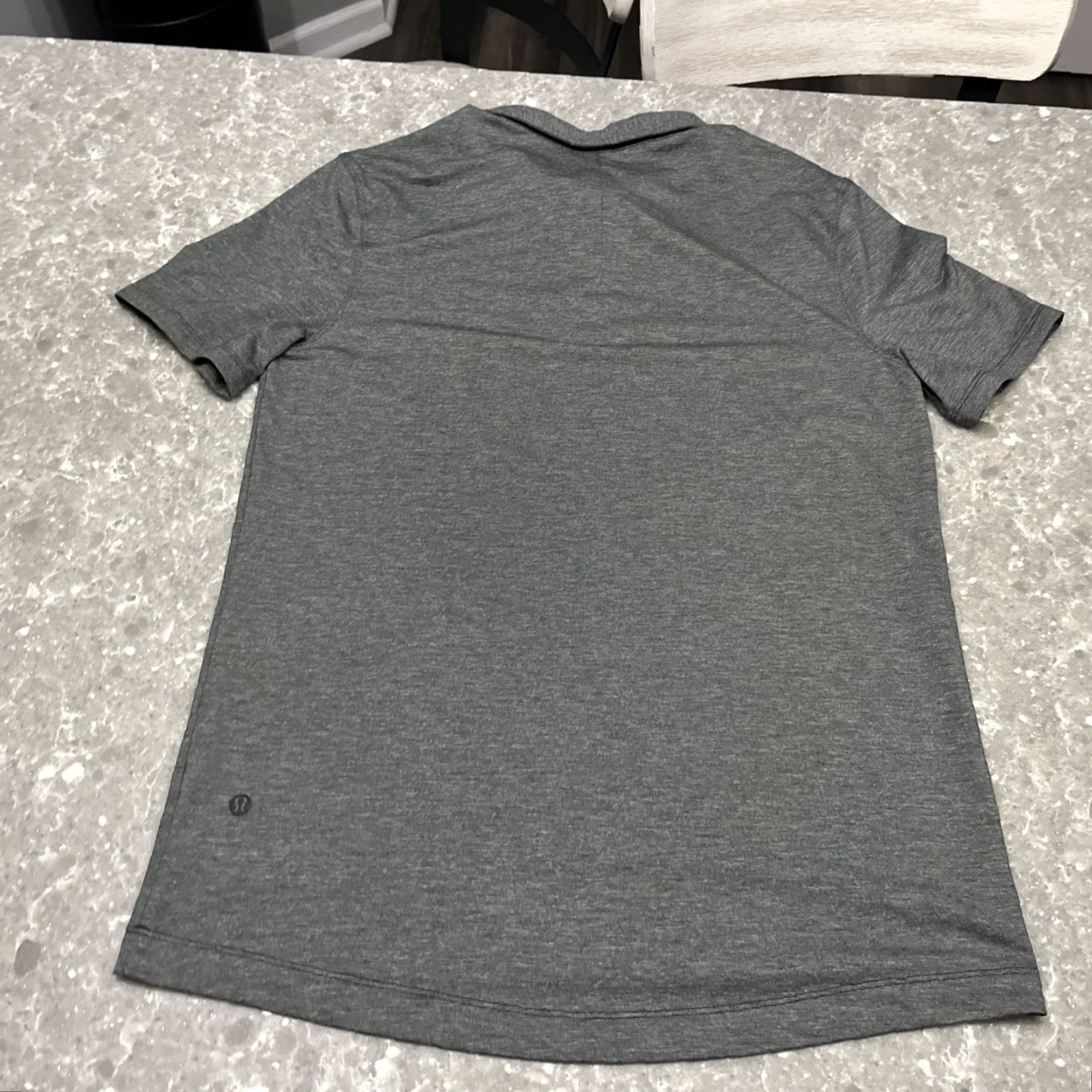 Lululemon Lululemon Polo Shirt Mens S Performance Lightweight Shirt Polo Golf Tennis Logo Solid Gray VINTAGE: No Size US S / EU 44-46 / 1 - 5 Thumbnail