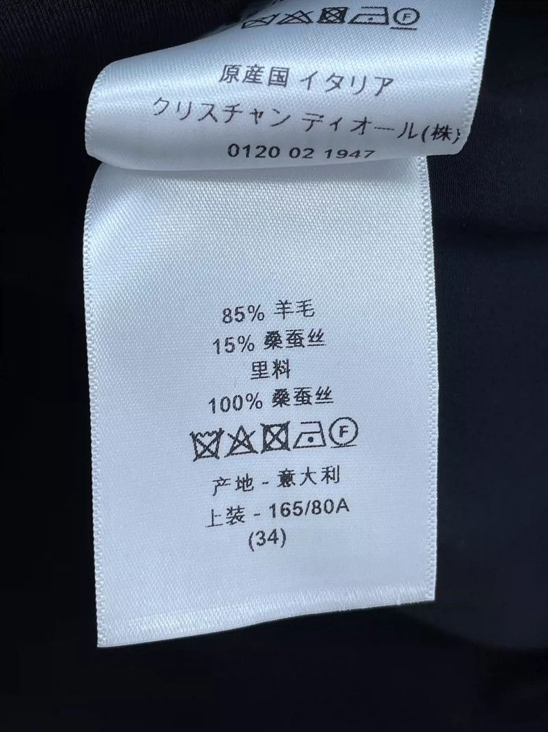 Dior Dior Black suit collar short casual jacket 2504-Nextarrow Size XXS / US 00 / IT 34 - 7 Thumbnail