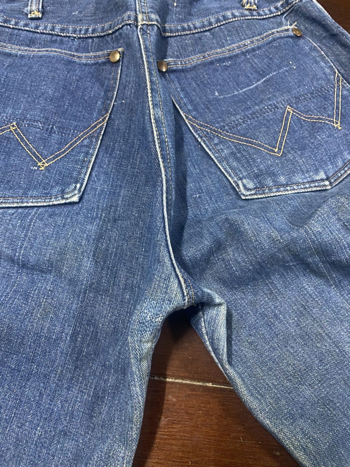 Vintage Vintage 40s 50’s Wrangler distressed rework Denim Pants Size US 28 / EU 44 - 18 Thumbnail