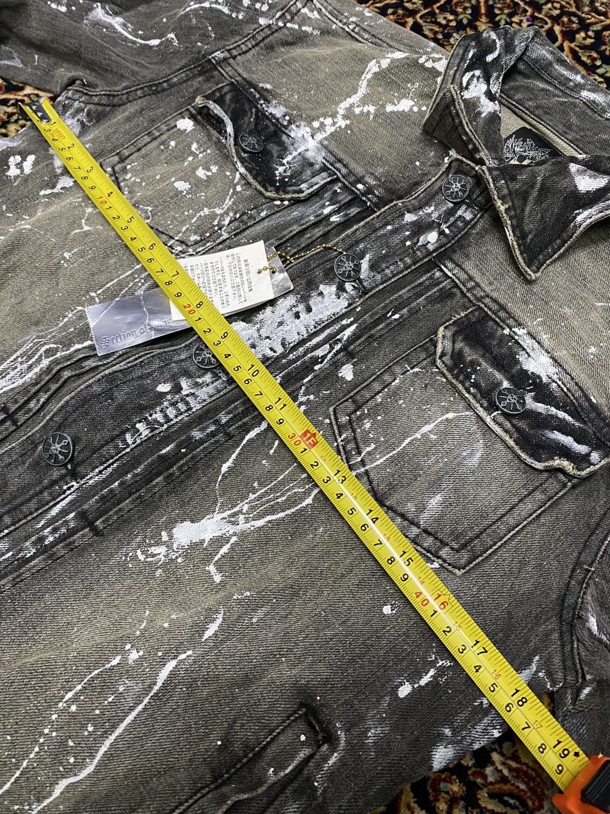 Band Tees × Japanese Brand NOS MIDAS RIOT X LYNRD SKYNRD PAINTED DENIM JACKET Size US M / EU 48-50 / 2 - 17 Thumbnail