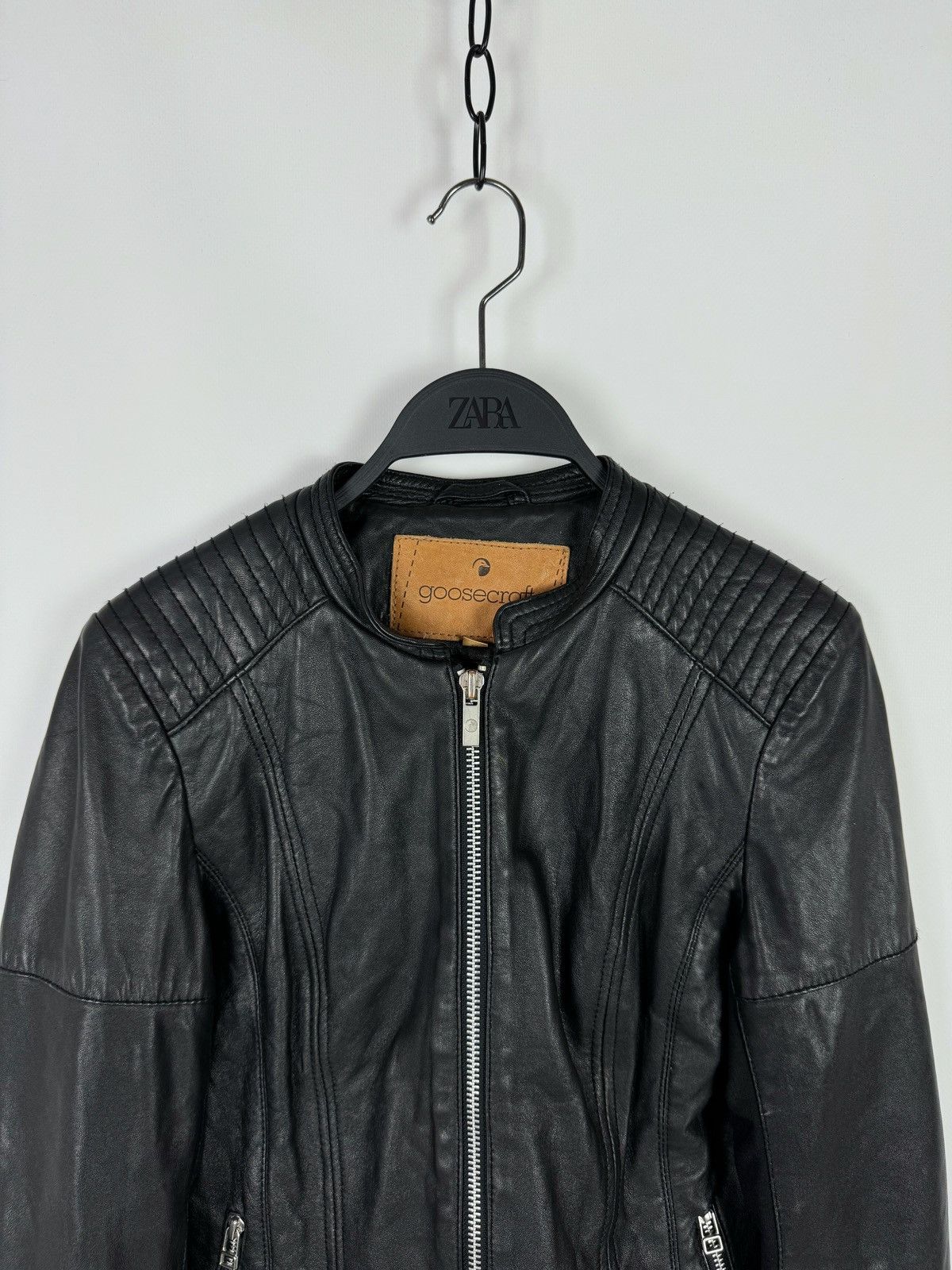 GOOSECRAFT Women’s Goosecraft Leather Jacket Size S / US 4 / IT 40 - 4 Thumbnail