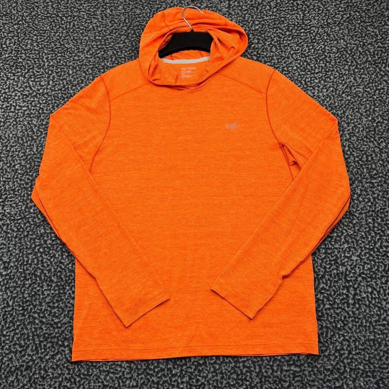 Arc'teryx Hoodie Men Orange Pullover Outdoor S