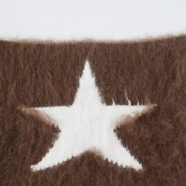 Japanese Brand Kai Kawaii Knitted Star Pattern Cat Ear Beanies Hat Size ONE SIZE - 6 Thumbnail