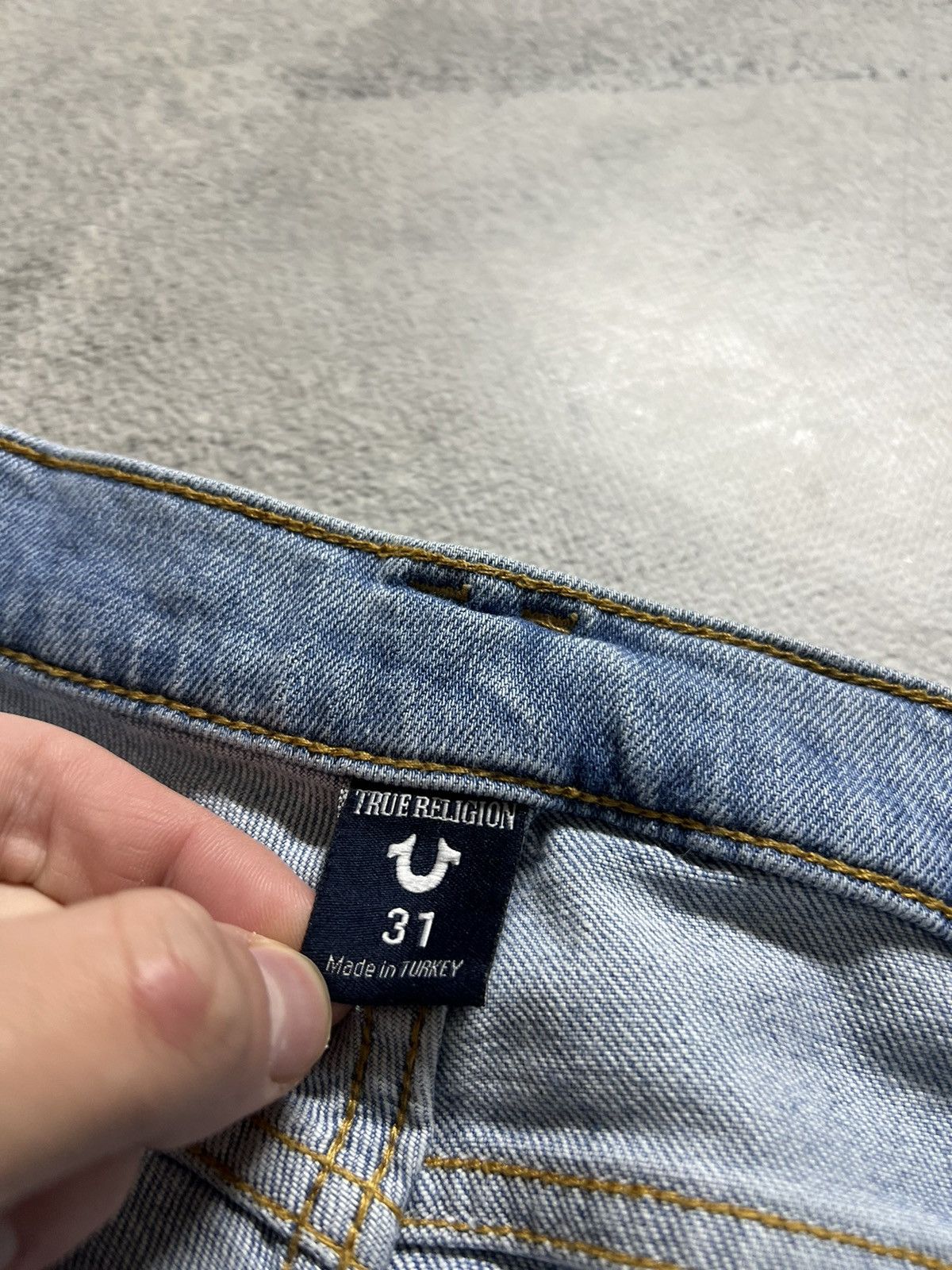 True Religion × Vintage Vintage Y2k True Religion 💙 Blue Denim Jeans 00’s Size 31" - 13 Thumbnail