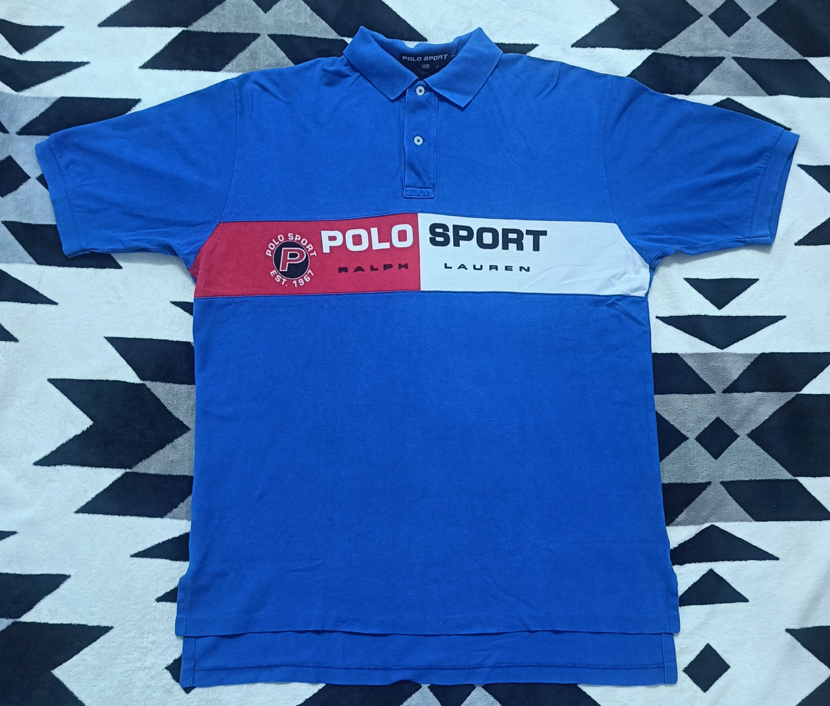 Polo Ralph Lauren 🔥🔥 Rare Vintage Polo Sport Ralph Lauren Polo Tee Size US L / EU 52-54 / 3 - 2 Thumbnail