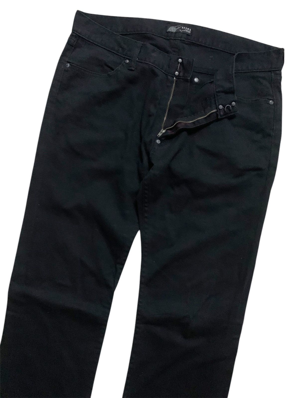 Beams Plus Vintage Beams Super Black Slim Pant Size US 33 - 1 Thumbnail
