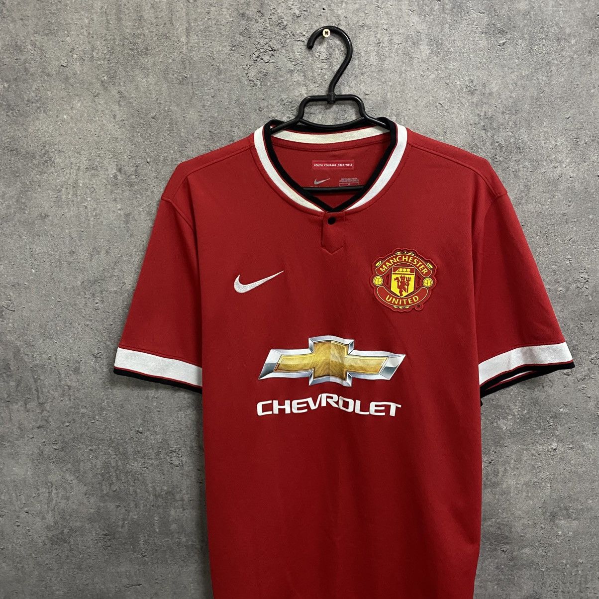 Nike Vintage Nike Manchester United 2014 Home Jersey Soccer Size US L / EU 52-54 / 3 - 4 Thumbnail