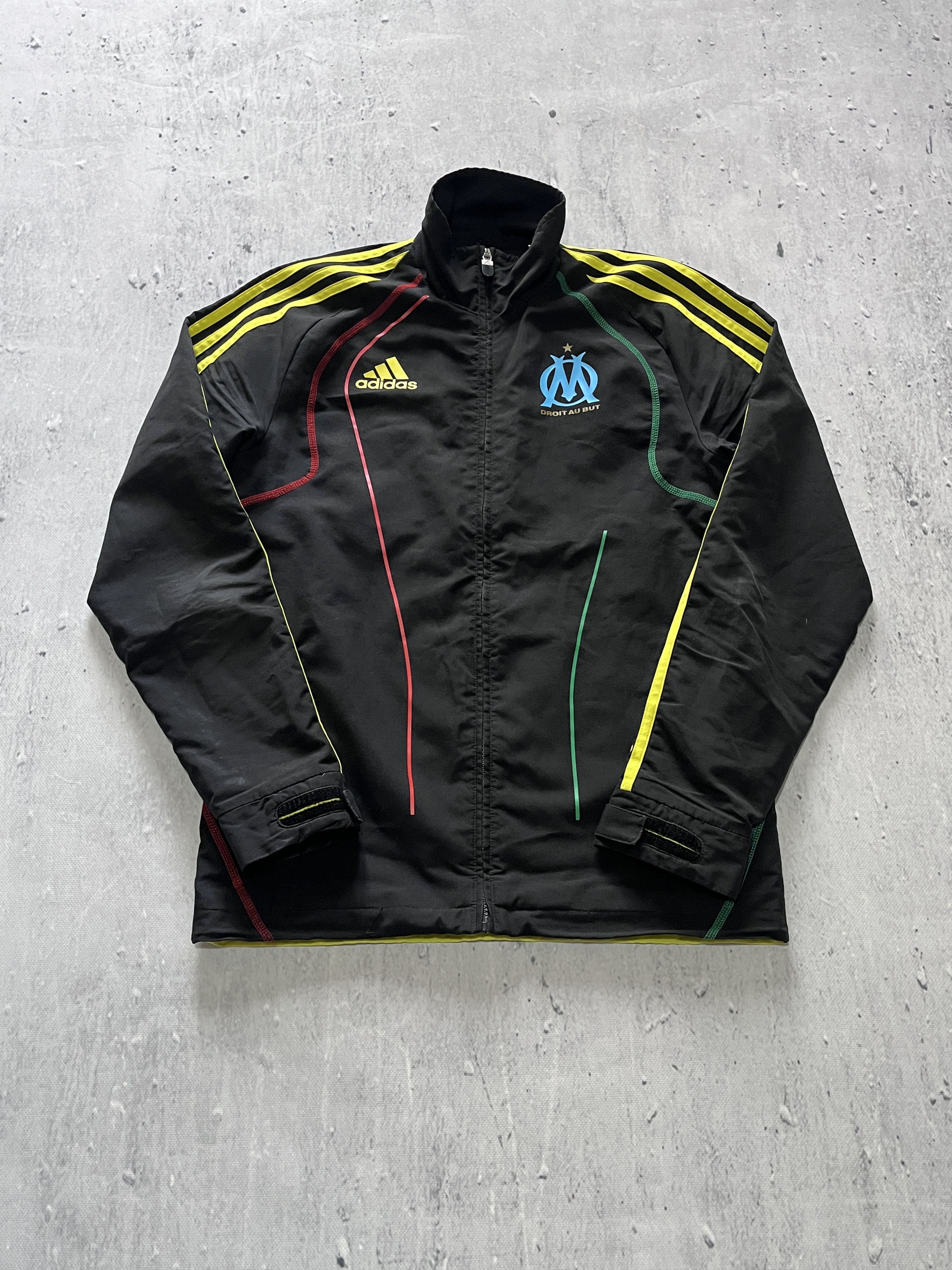 Adidas ADIDAS OLYMPIQUE MARSEILLE 2010 RASTA FOOTBALL TRACKSUIT Size US S / EU 44-46 / 1 - 2 Thumbnail