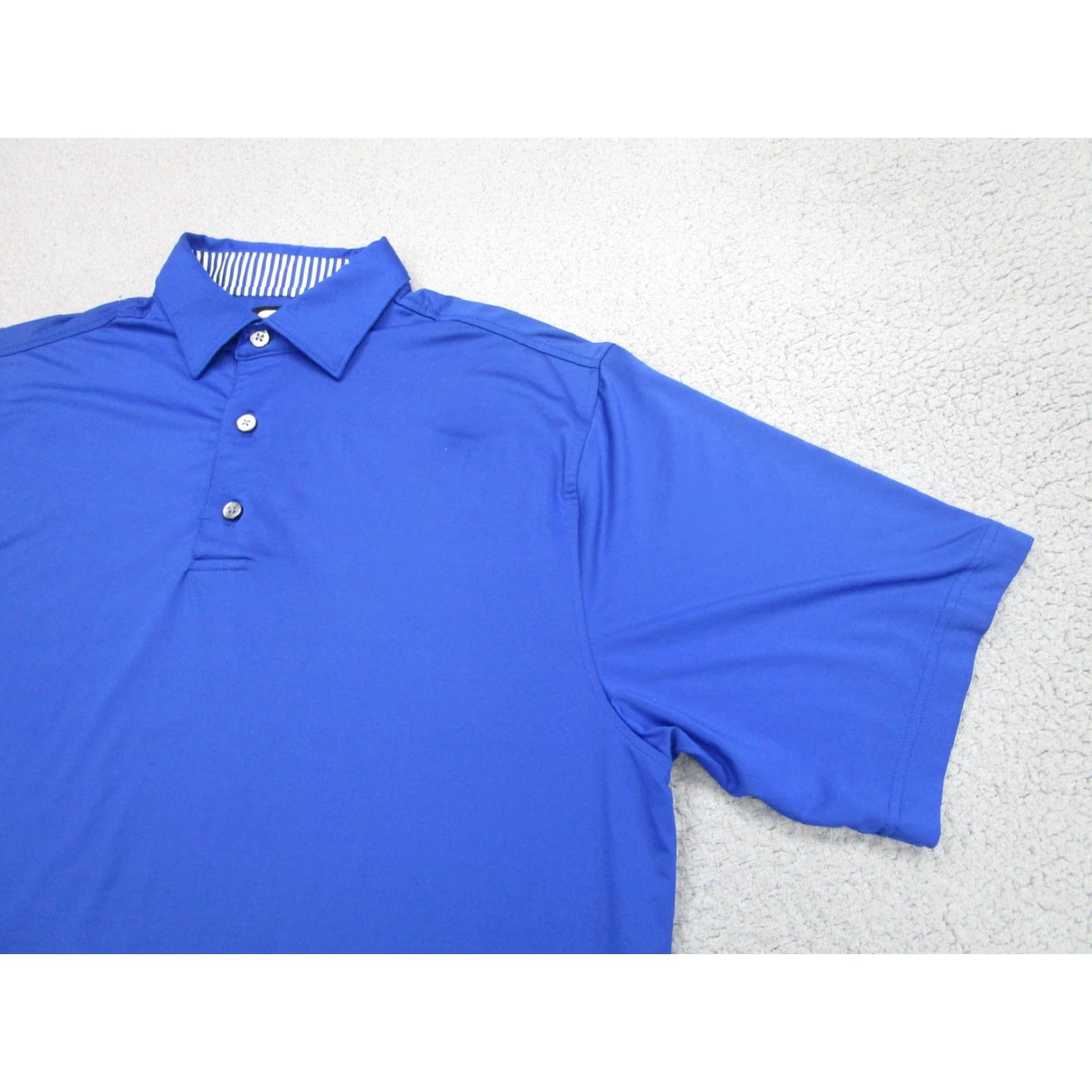 Footjoy FootJoy Polo Shirt Mens M Blue Performance Golf Stretch Short Sleeve Shirt Size US M / EU 48-50 / 2 - 2 Thumbnail