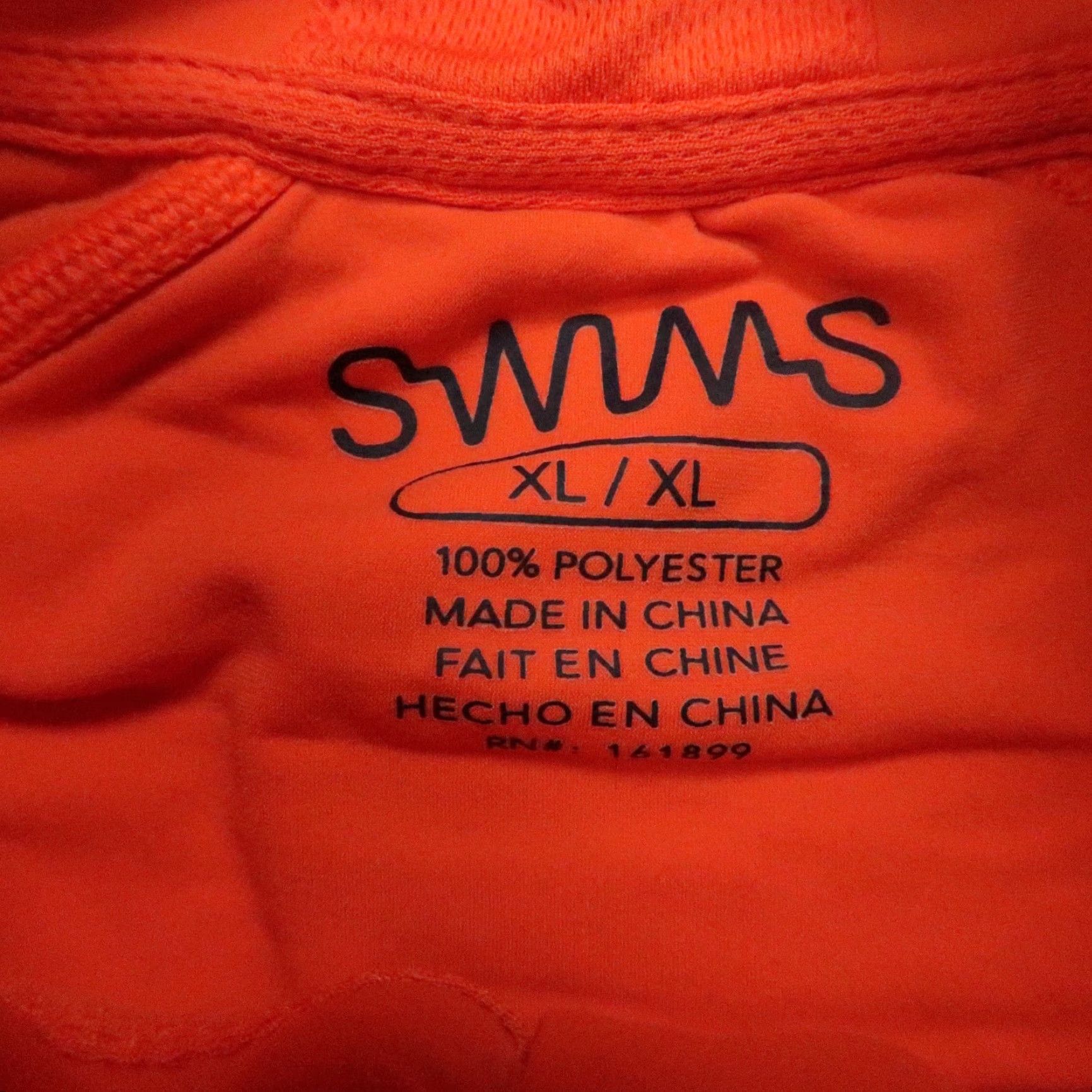 Swims SWIMS Pullover Mens Extra Large Orange Stavenger Quarter Zip Performance XL Size US XL / EU 56 / 4 - 4 Thumbnail
