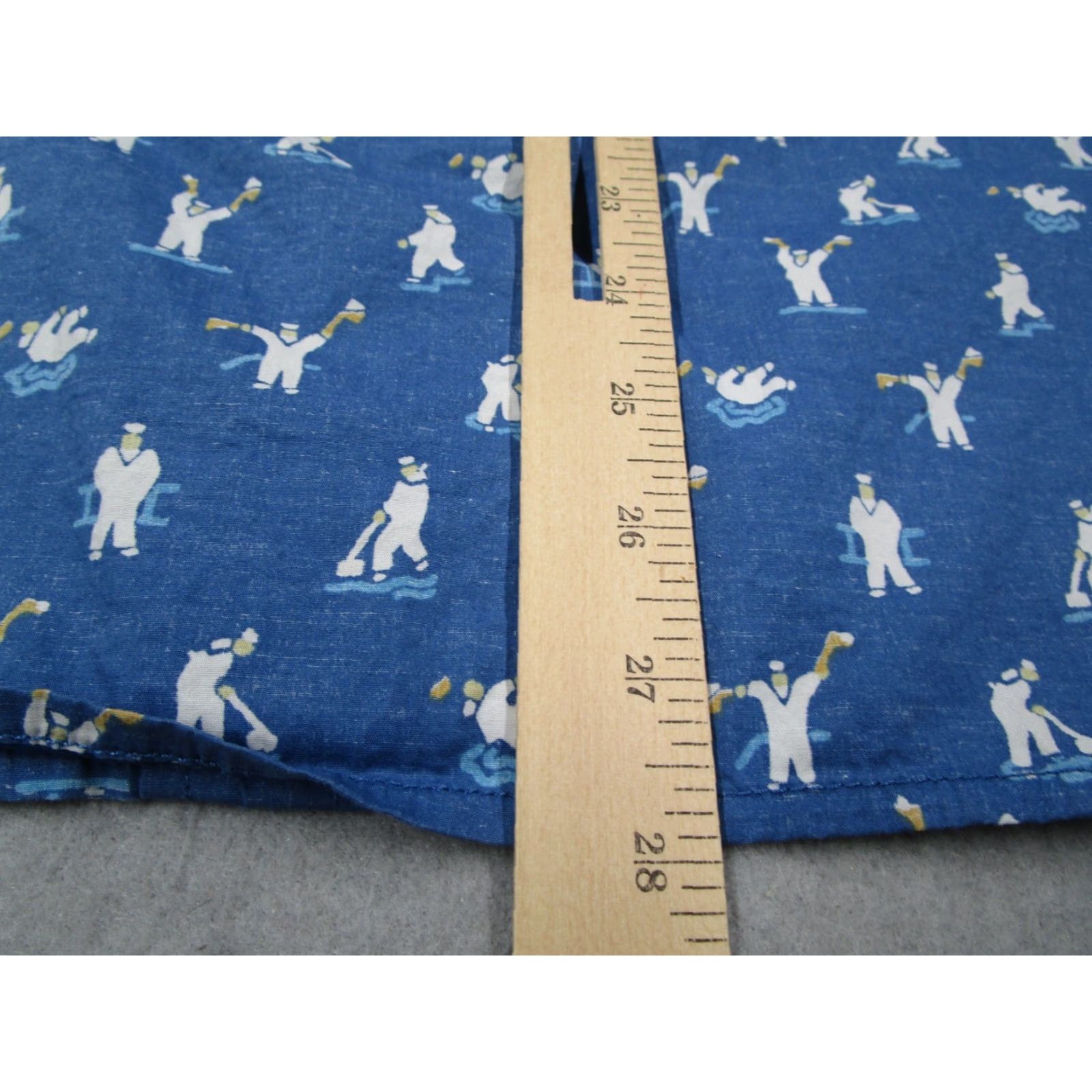 Reyn Spooner Reyn Spooner Mens Medium Blue Short Sleeve Button-Up Hawaiian Shirt AOP Flags Reverse Print Tropical Retro Size US M / EU 48-50 / 2 - 7 Thumbnail