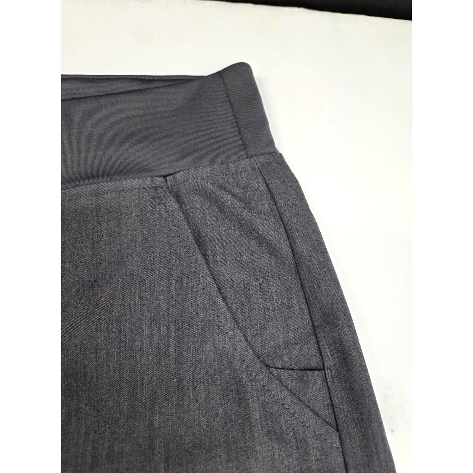 Vintage FIGS Womens High Waisted Zamora Gray Scrub Pants L/T Size Large/Tall Size 36" / US 14 / IT 50 - 7 Thumbnail