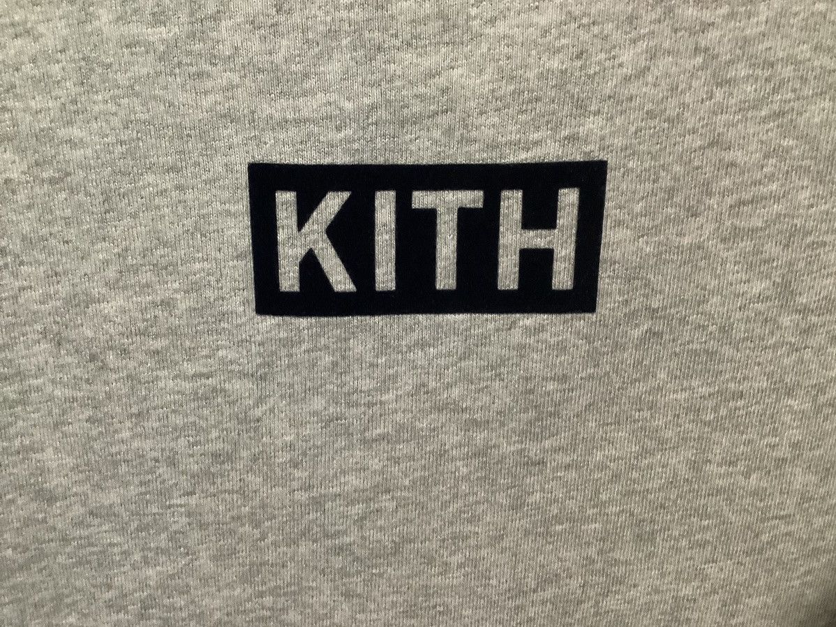 Kith Kith flocked box logo long sleeve tee Size US M / EU 48-50 / 2 - 3 Thumbnail