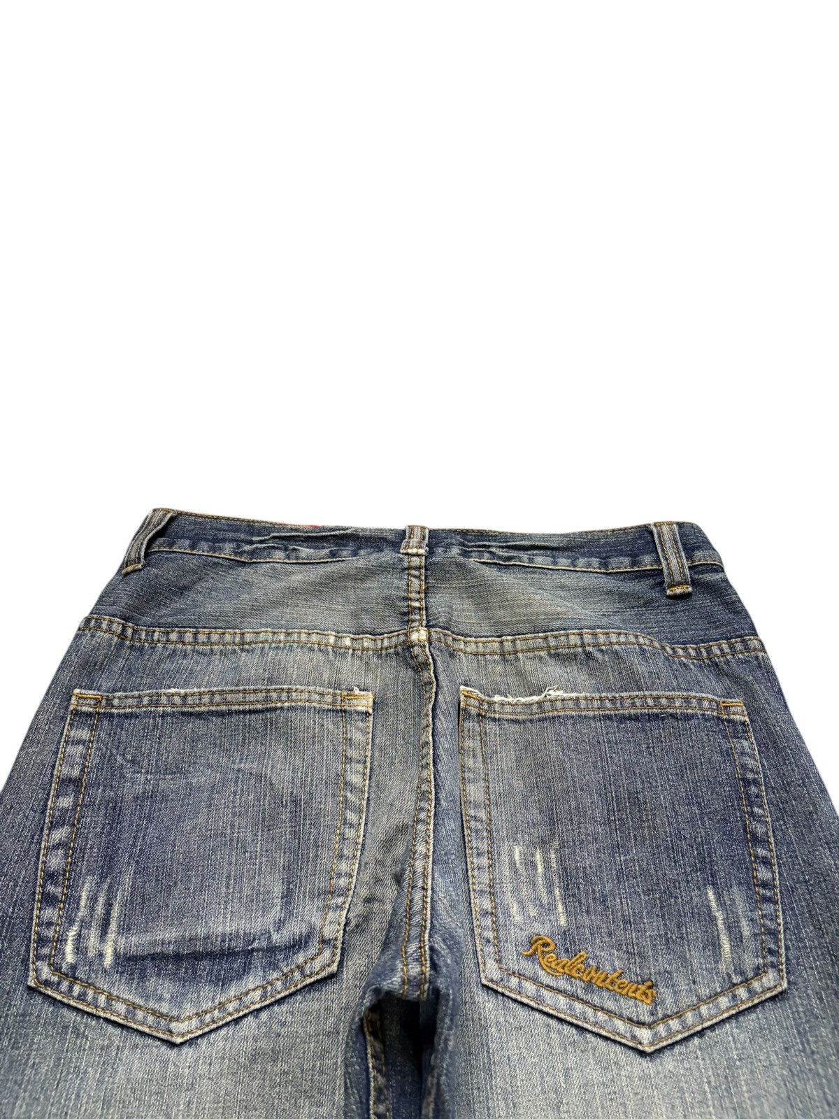 Japanese Brand Vintage Japanese Brand Mud Wash Distressed Loose Baggy Jeans Size US 30 / EU 46 - 8 Thumbnail
