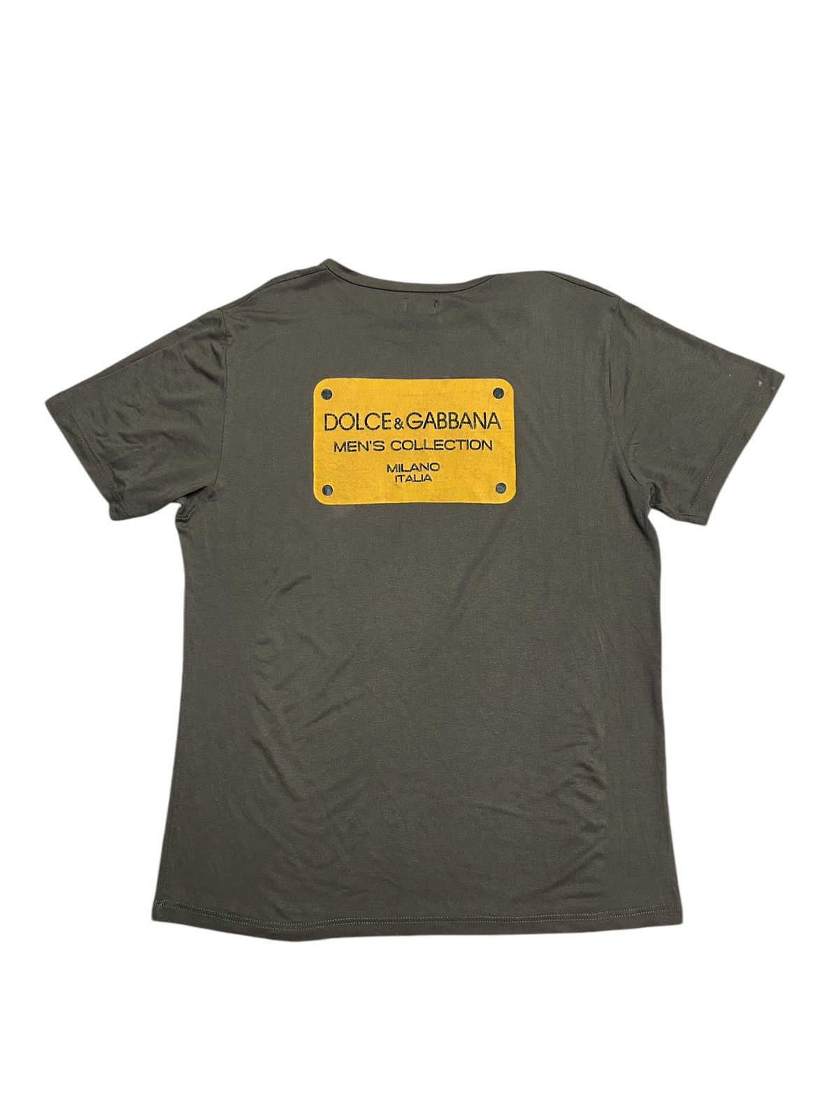 Dolce & Gabbana × Vintage Vintage D&G Logo Plaque Tee Size US XL / EU 56 / 4 - 1 Thumbnail