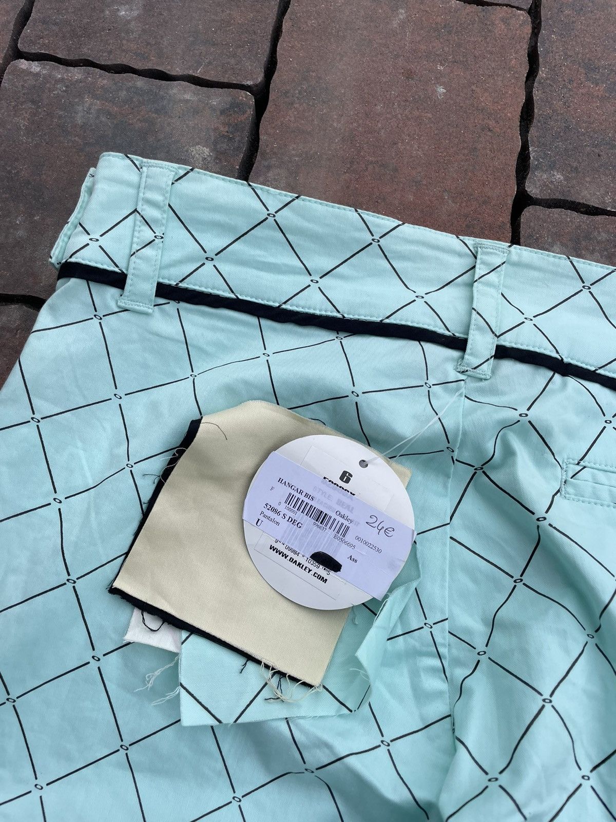 Oakley × Vintage Vintage Oakley Y2K Monogram Sample Wide Leg Pants Size 30" / US 8 / IT 44 - 8 Thumbnail