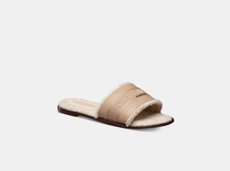 Dior o1w1db10426 KCO16 Dway Slides in Beige Size US 8 / IT 38 - 2 Thumbnail
