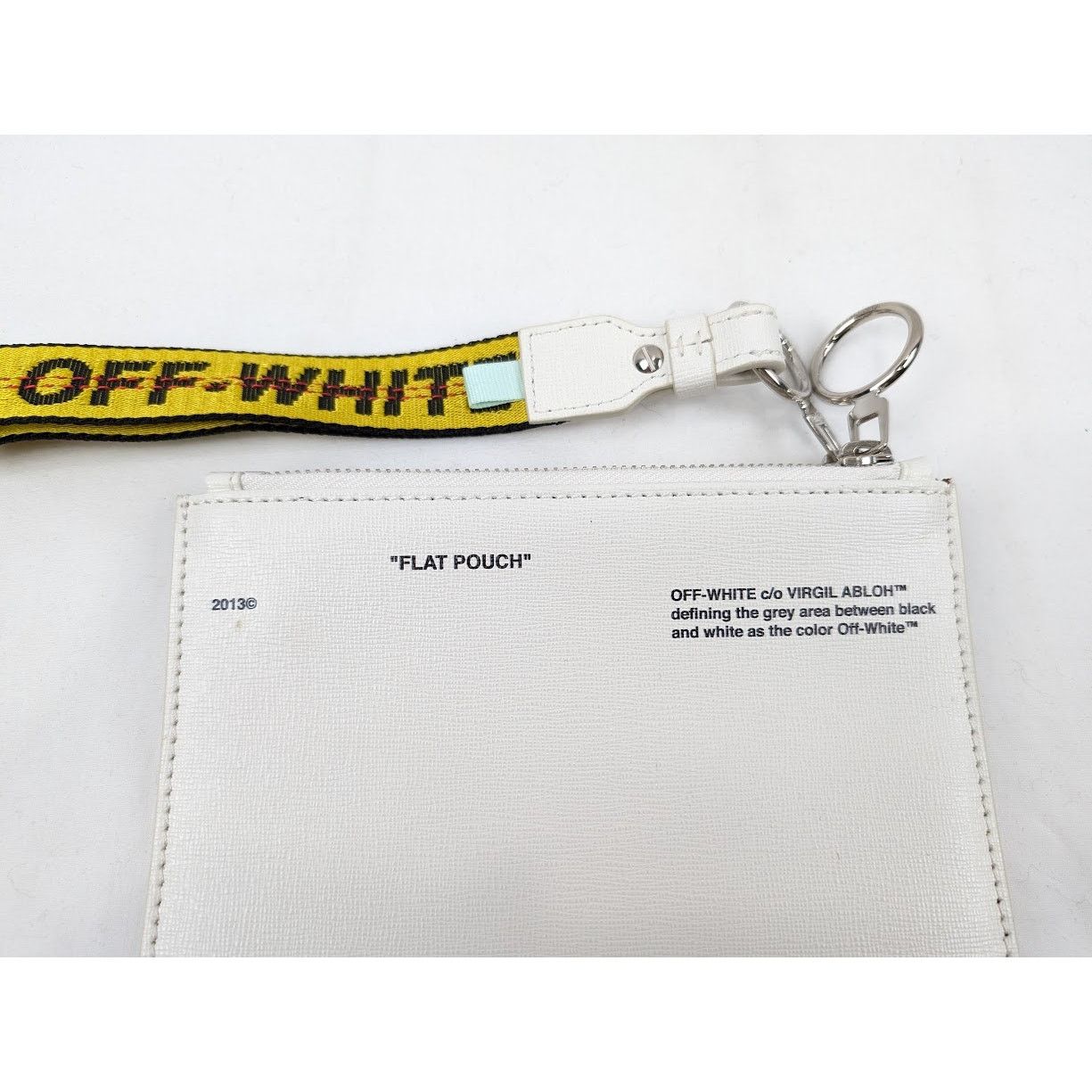 Off-White o1rshd1 Size: OS / Printed Flat Pouch in White Size ONE SIZE - 4 Thumbnail