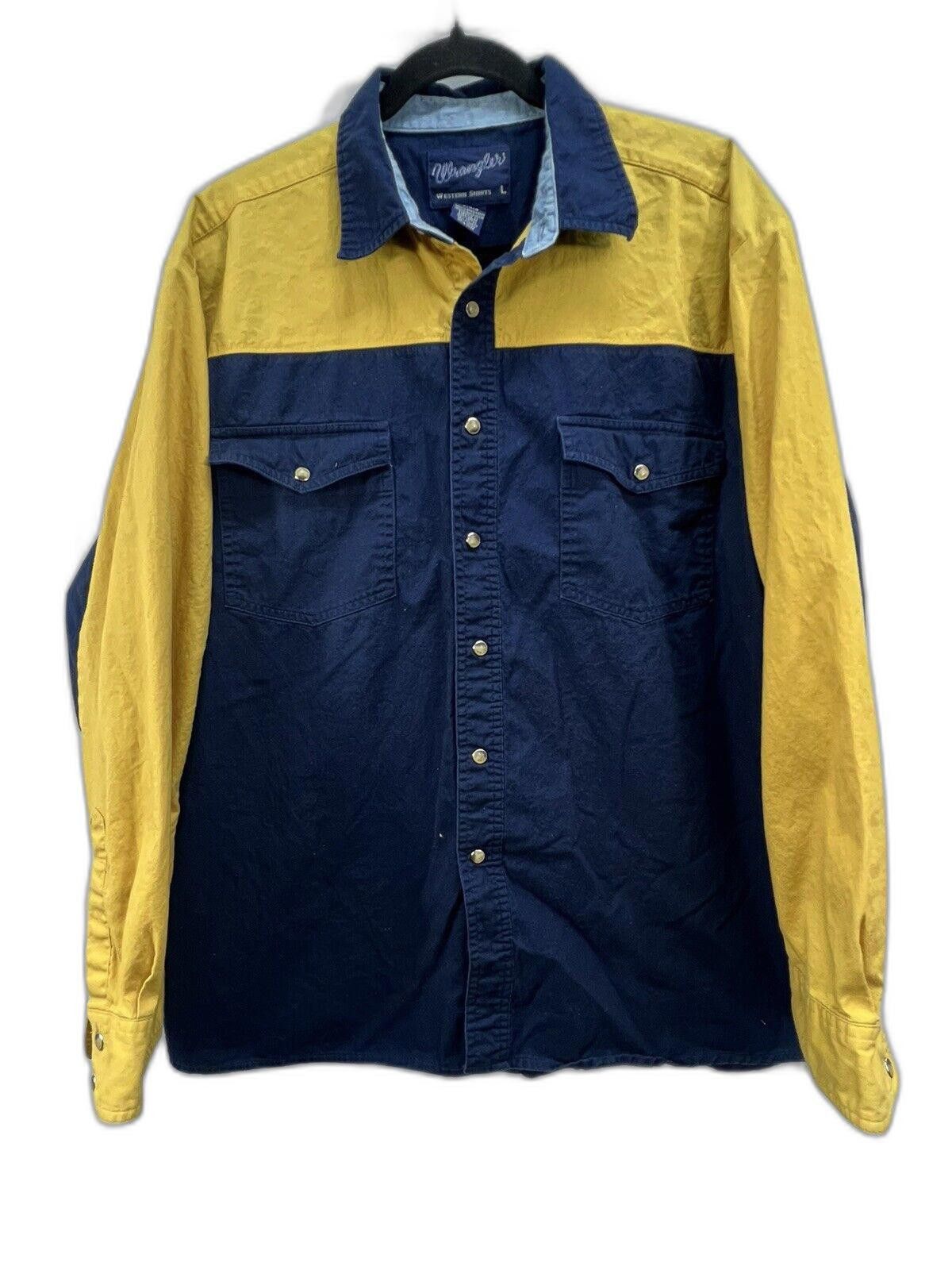 Wrangler Wrangler Large Western Shirt Button Down Pearl Snap, #TG Size US L / EU 52-54 / 3 - 1 Thumbnail