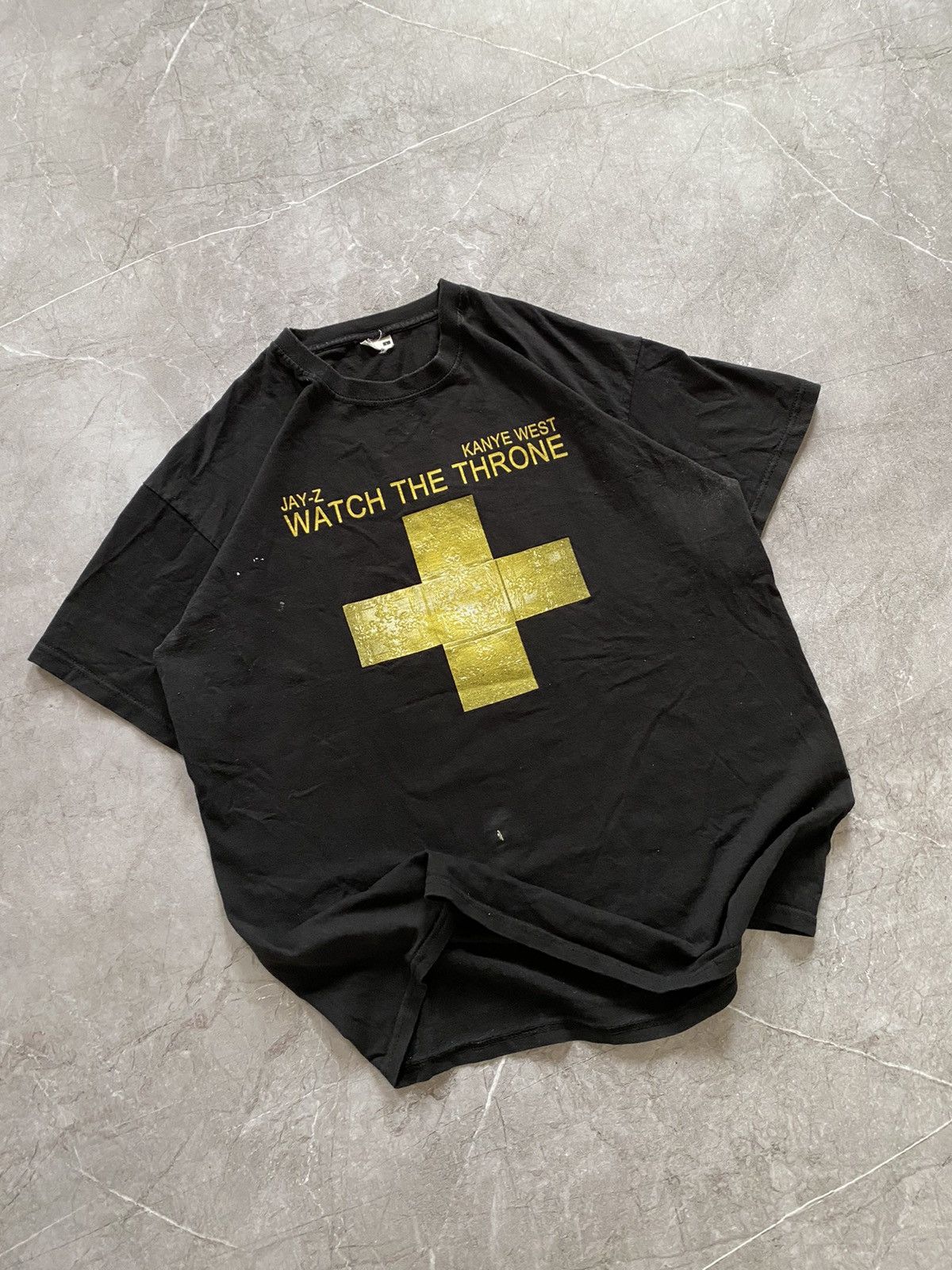 Jay-Z Jay Z & Kanye West Watch The Throne 2012 Europe Tour Shirt Size US M / EU 48-50 / 2 - 1 Thumbnail