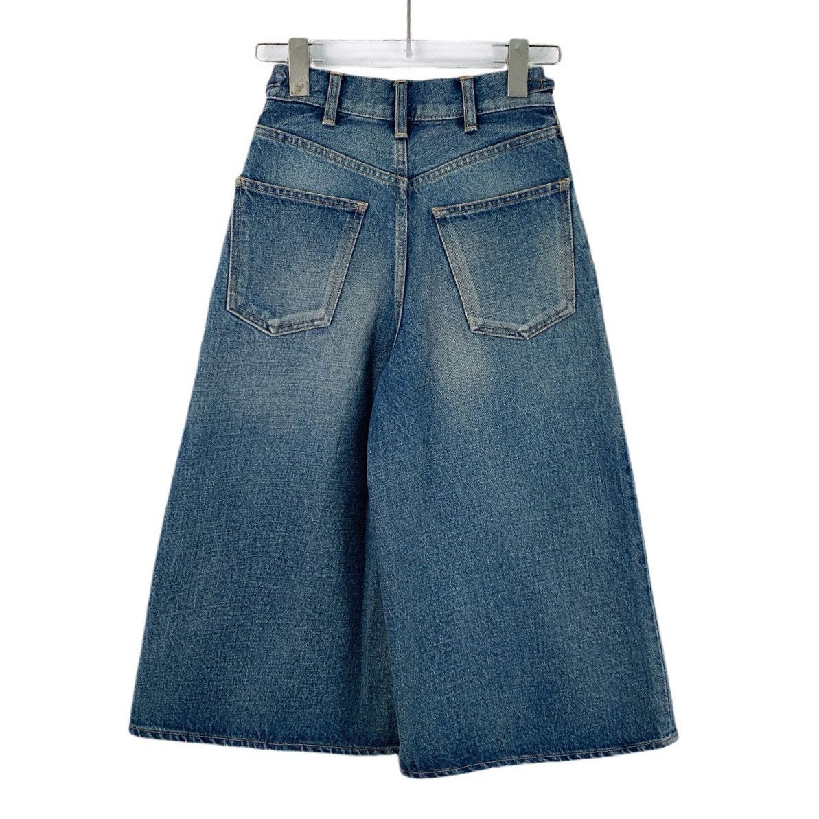 Celine Celine Jeans – Blue Washed Wide-Leg Denim (Size 24) Size 24" / US 00 / IT 34 - 6 Thumbnail