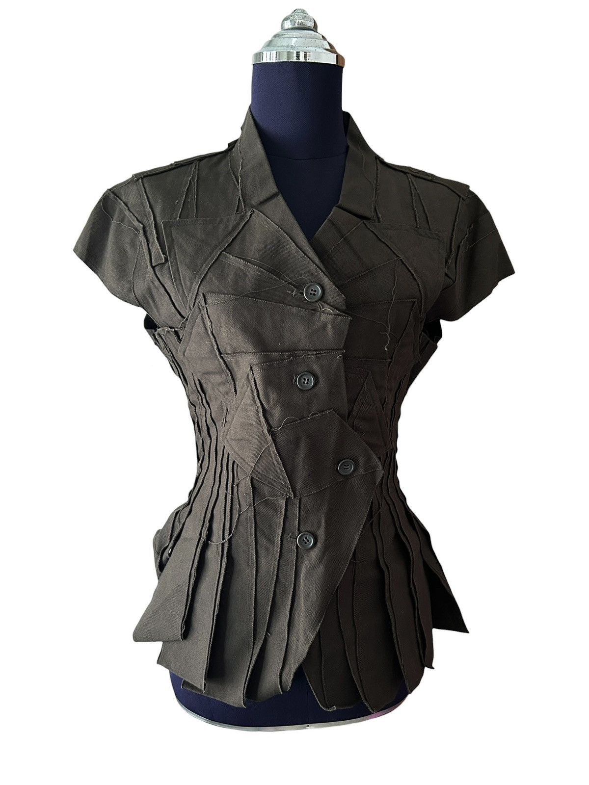 Issey Miyake S/S 02 Fabric Strip Top Size M / US 6-8 / IT 42-44 - 1 Thumbnail