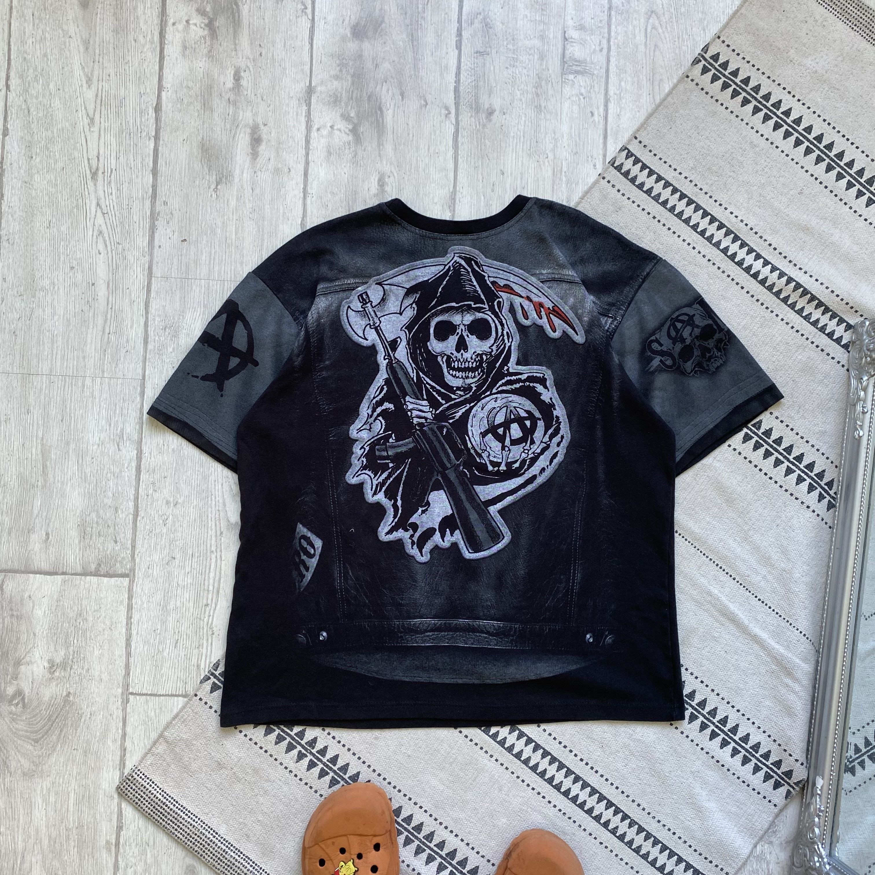 American Apparel ☠️ Vintage Sons Of Anarchy tee all overprint Movie Size US M / EU 48-50 / 2 - 7 Thumbnail