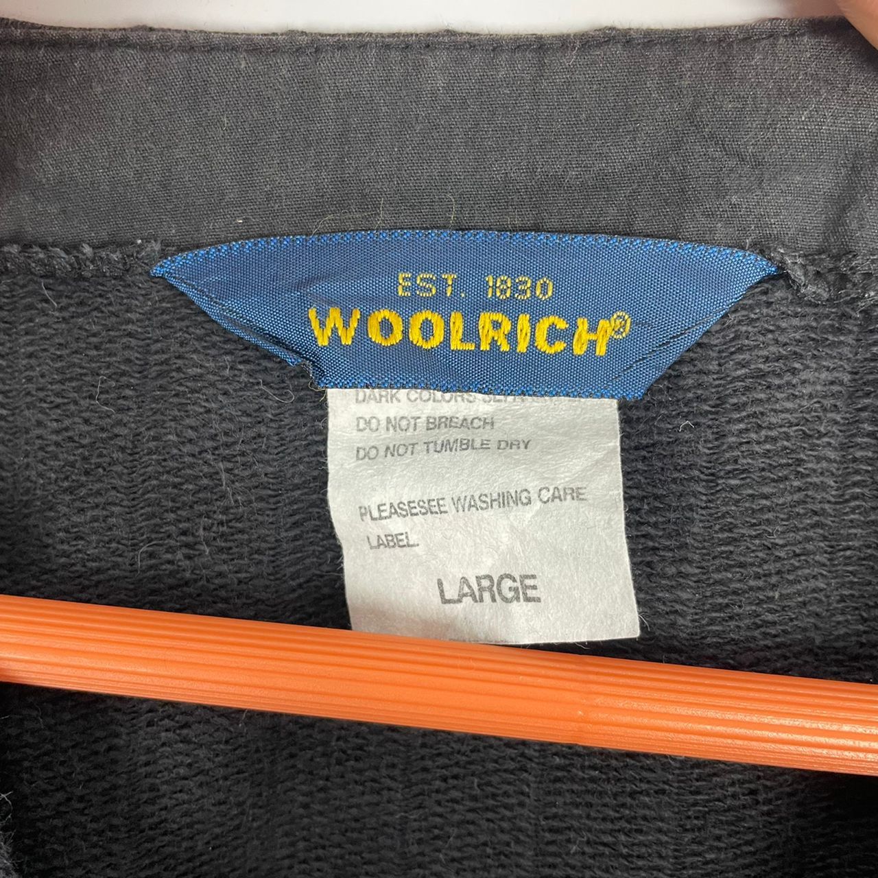 Woolrich Woolen Mills Vintage Woolrich Half Button Pullover Sweatshirt Size US L / EU 52-54 / 3 - 7 Thumbnail