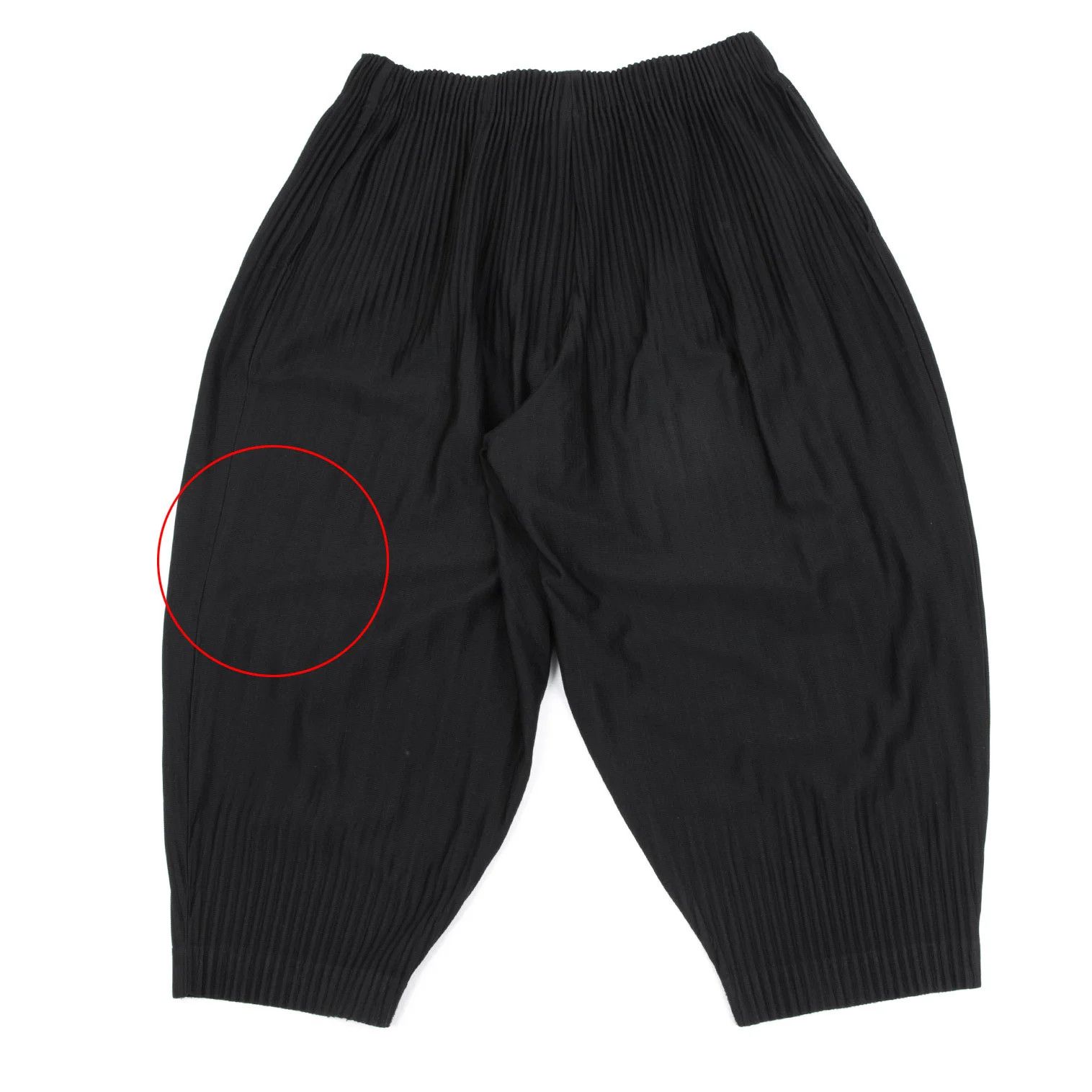 Issey Miyake Cropped Pleated Pants in Black Size US 32 / EU 48 - 13 Thumbnail
