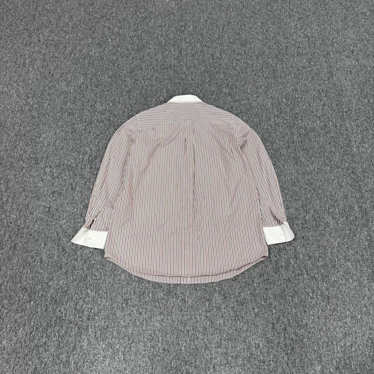 Celine Striped Long-Sleeve Button-Up Shirt Size US L / EU 52-54 / 3 - 2 Thumbnail