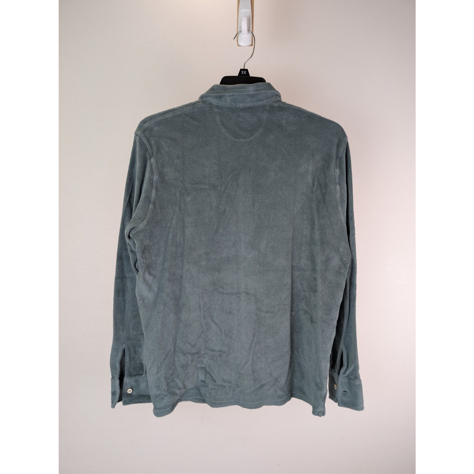 Fedeli o1rshd1 CC20 Front Pocket Suede Shirt in Green Size US M / EU 48-50 / 2 - 16 Thumbnail