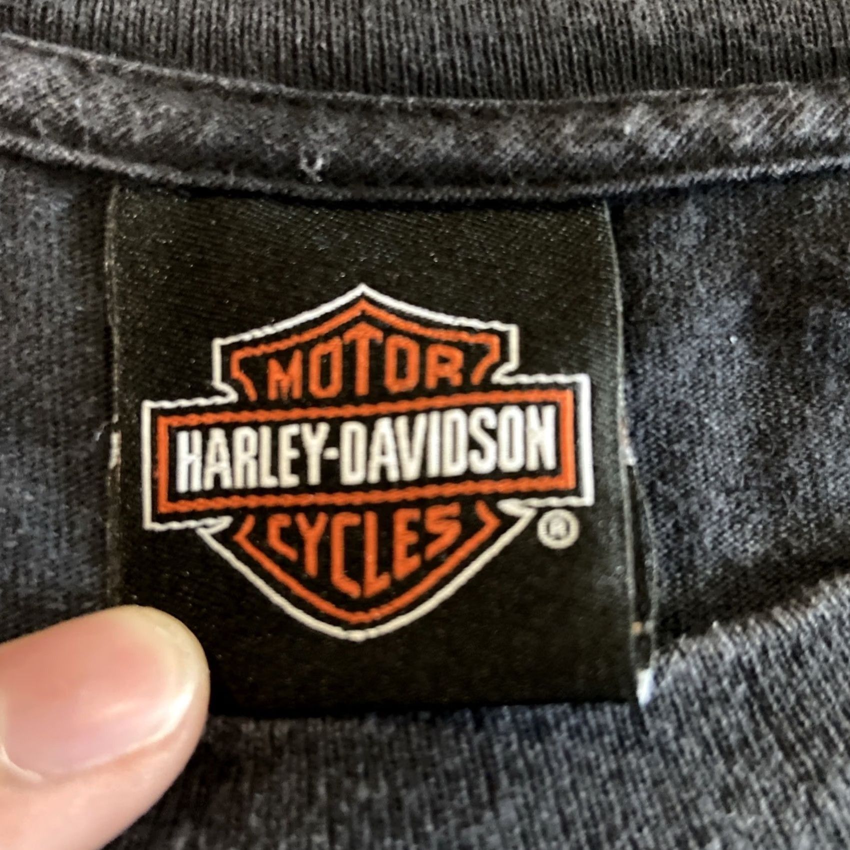 Harley Davidson Harley-Davidson Shirt XL Black Cotton Graphic Print Crew Neck Short Sleeve Men Biker Skull Logo Modern Vintage: N/A Size US XL / EU 56 / 4 - 2 Thumbnail