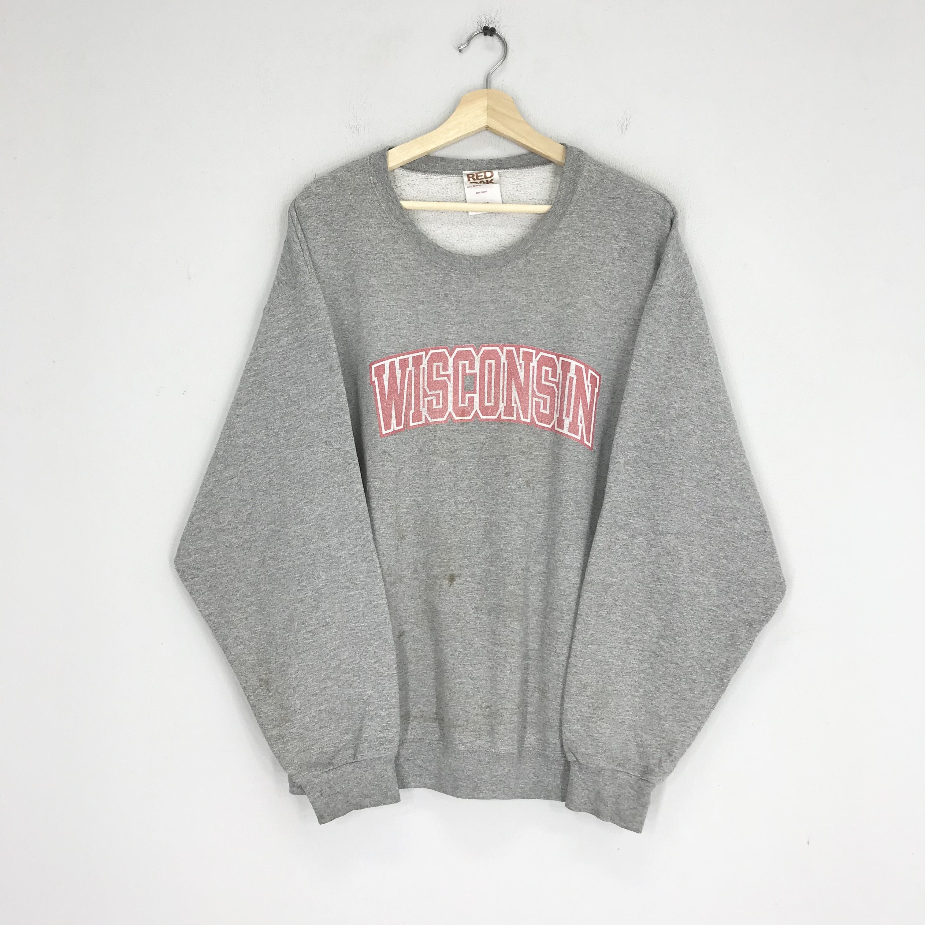 Trench USA Vintage Wisconsin State Usa Sweatshirt - 87 Size US XL / EU 56 / 4 - 1 Thumbnail