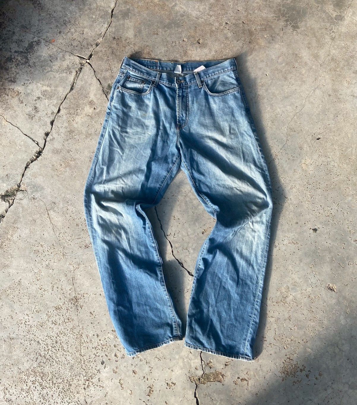 Junya Watanabe × Lucky Brand × Vintage Vintage Y2k Baggy denim feel like Jnco Size US 32 / EU 48 - 1 Thumbnail