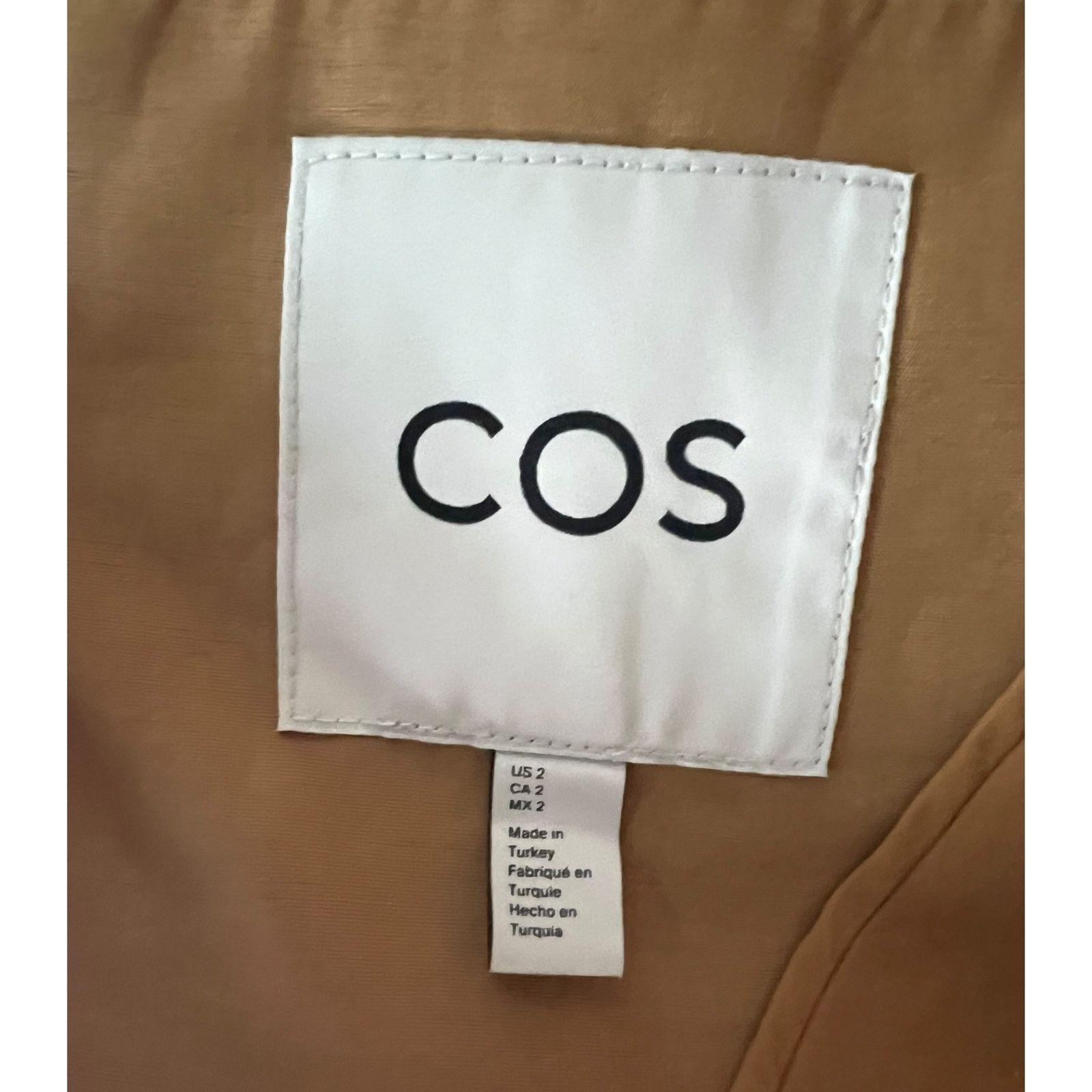 Cos COS Tan Linen Blend Blazer Women's Size 2 $190 NWT Career Size XS / US 0-2 / IT 36-38 - 10 Thumbnail